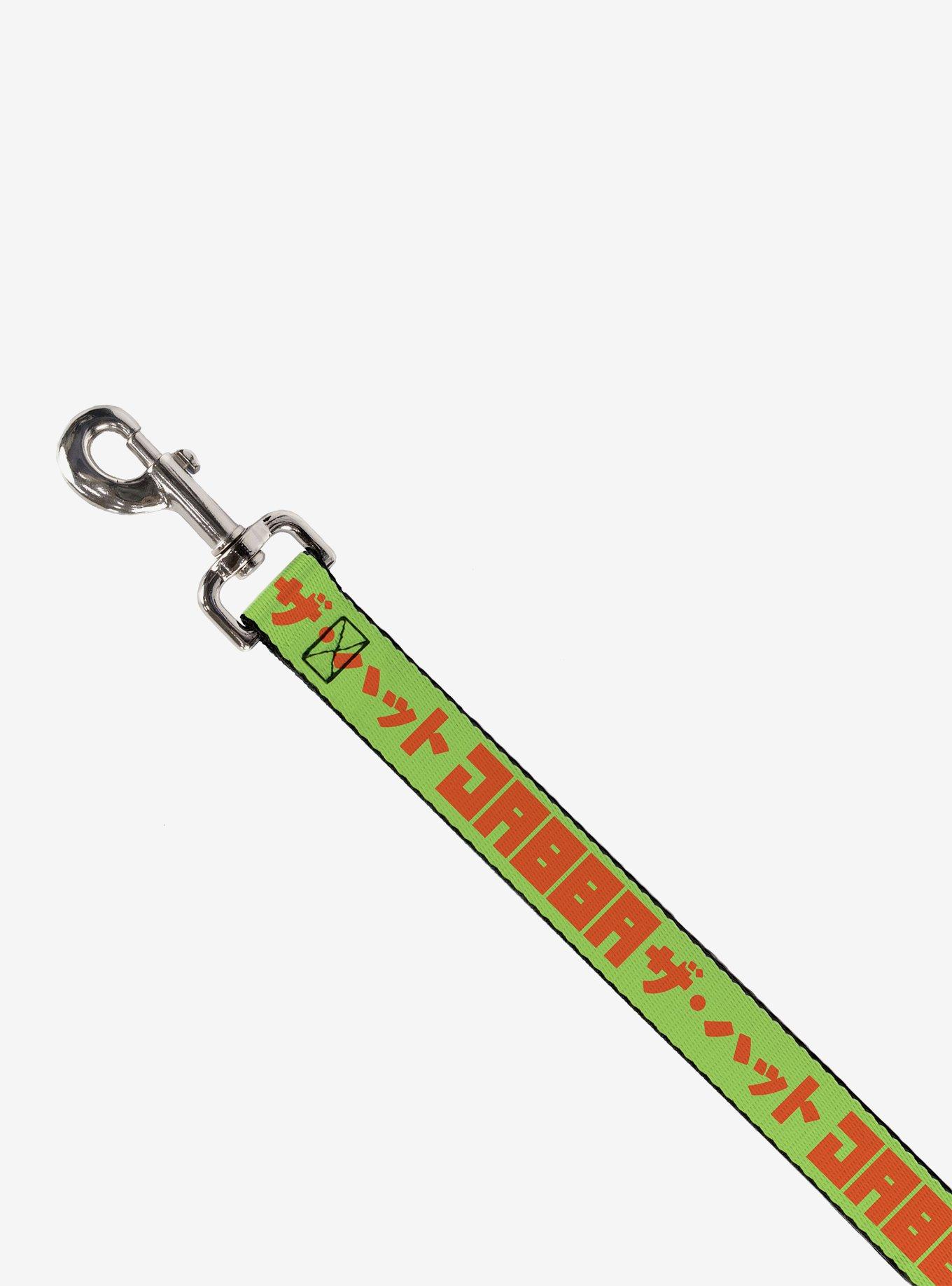 Star Wars Jabba The Hutt Text and Characters Dog Leash, GREEN, alternate