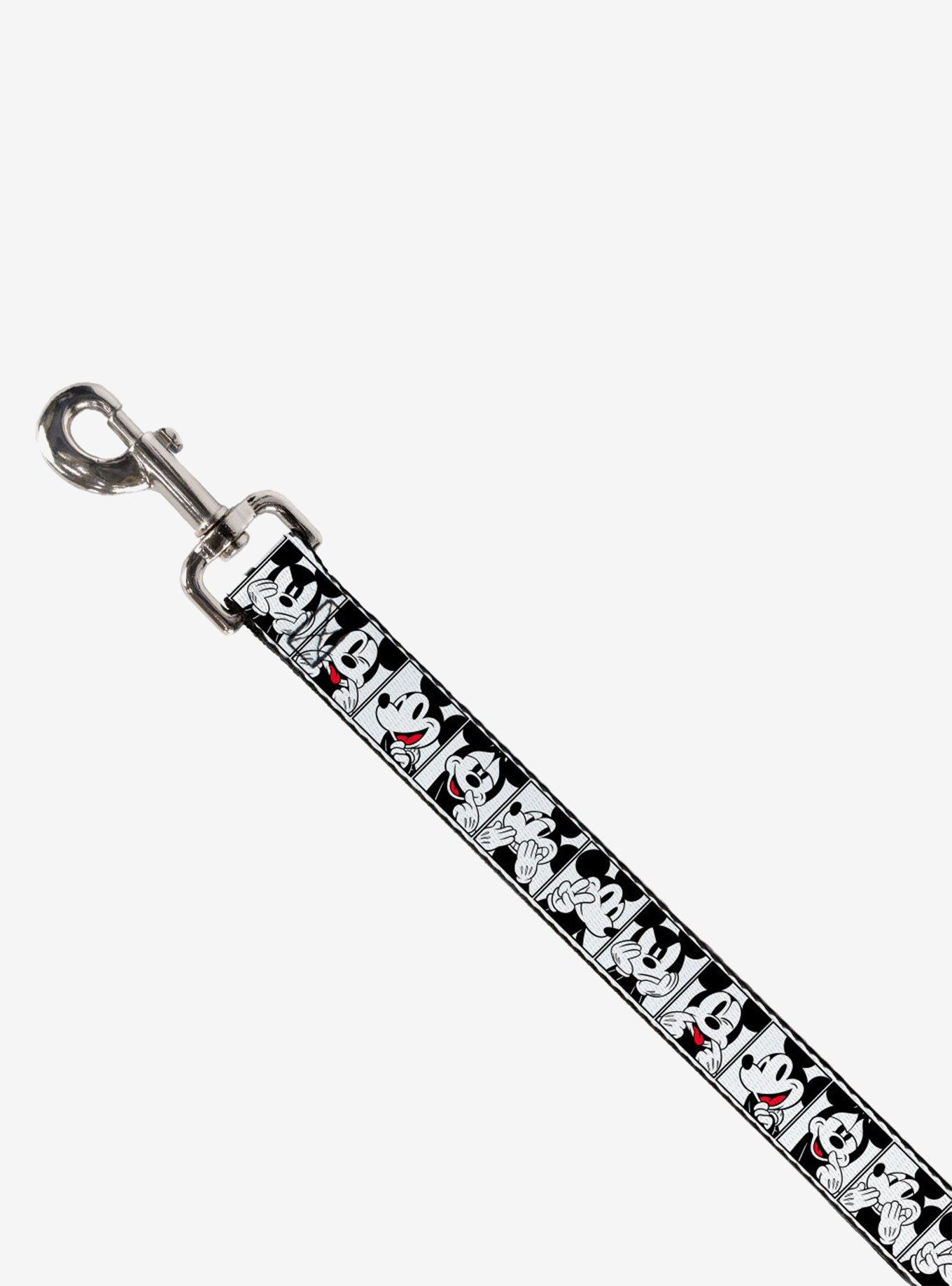 Disney Mickey Mouse Expression Blocks Dog Leash, BRIGHT WHITE, alternate