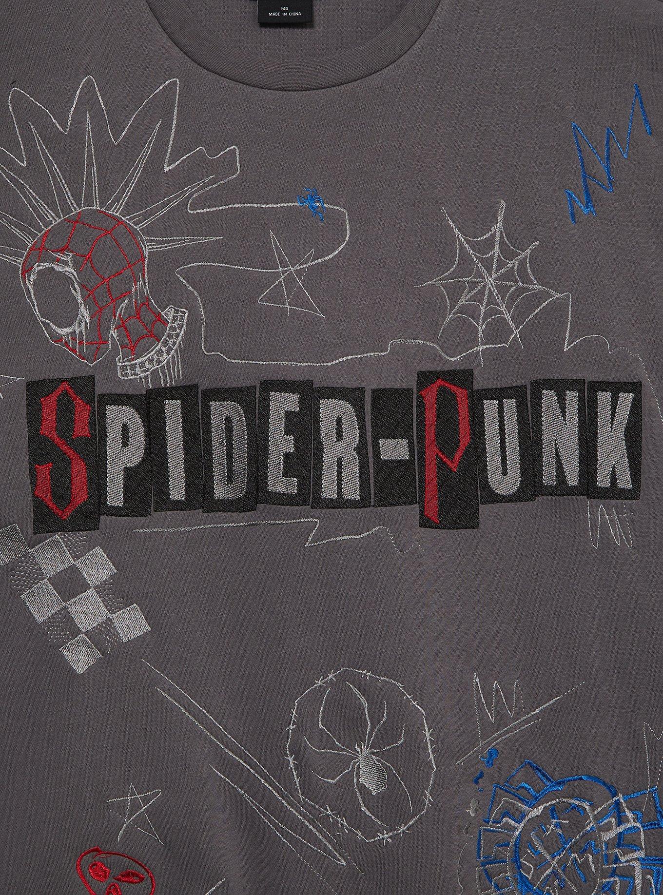 Marvel Spider-Man: Across the Spider-Verse Spider-Punk Icons Crewneck - BoxLunch Exclusive, , hi-res