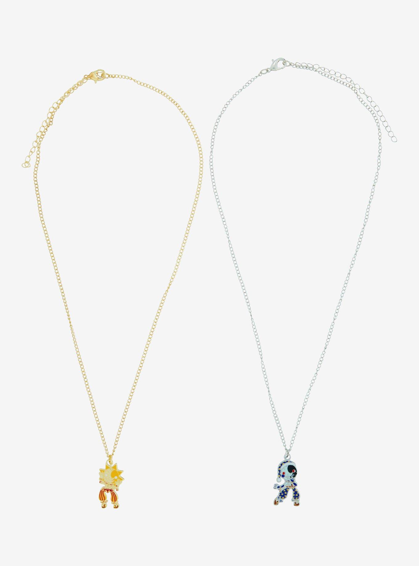 Five Nights At Freddy's: Security Breach Sun & Moon Best Friend Necklace Set, , hi-res