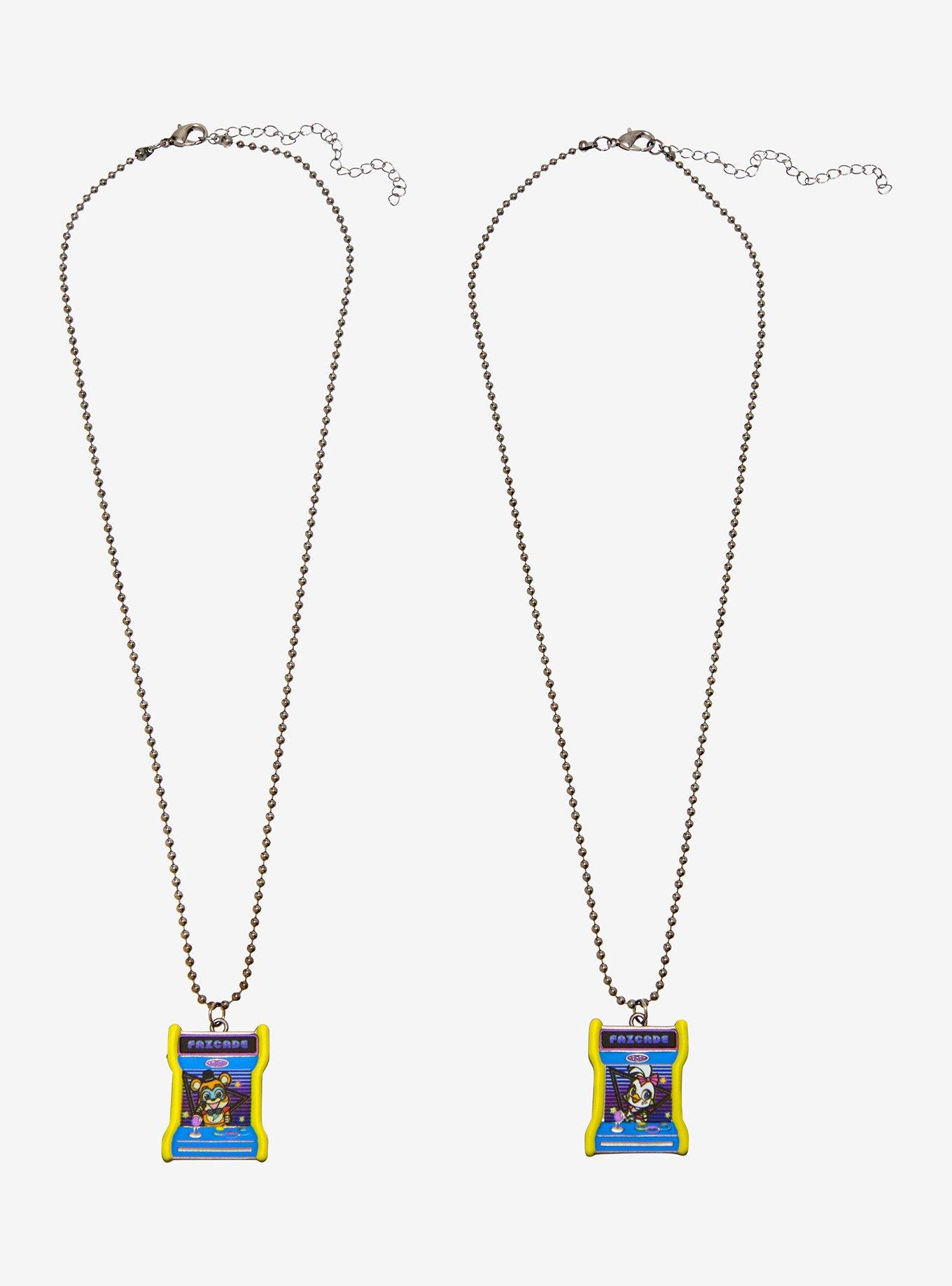 Five Nights At Freddy's: Security Breach Chibi Glamrock Best Friend Necklace Set, , hi-res