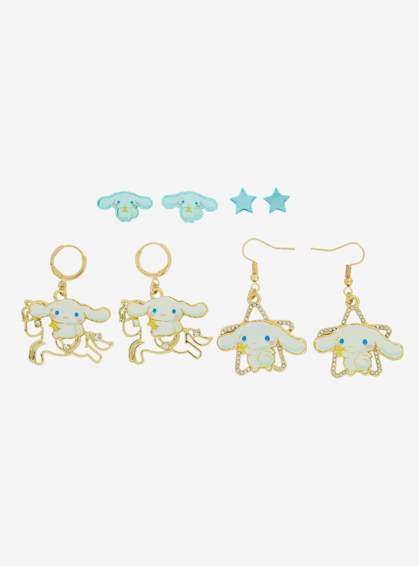 Cinnamoroll Stars Earring Set, , alternate