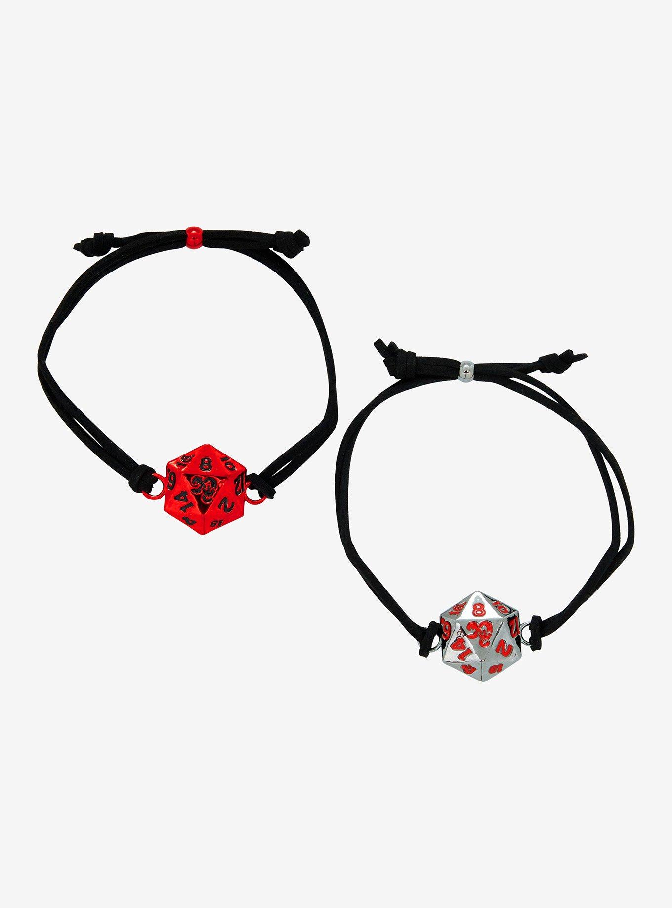 Dungeons & Dragons Dice Best Friend Bracelet Set, , alternate