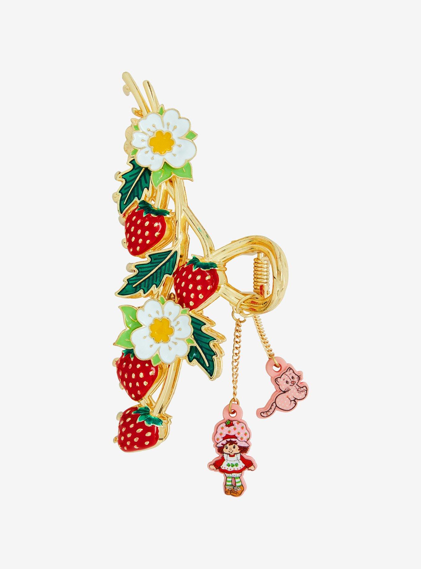 Strawberry Shortcake Floral Strawberry Scented Claw Hair Clip, , hi-res