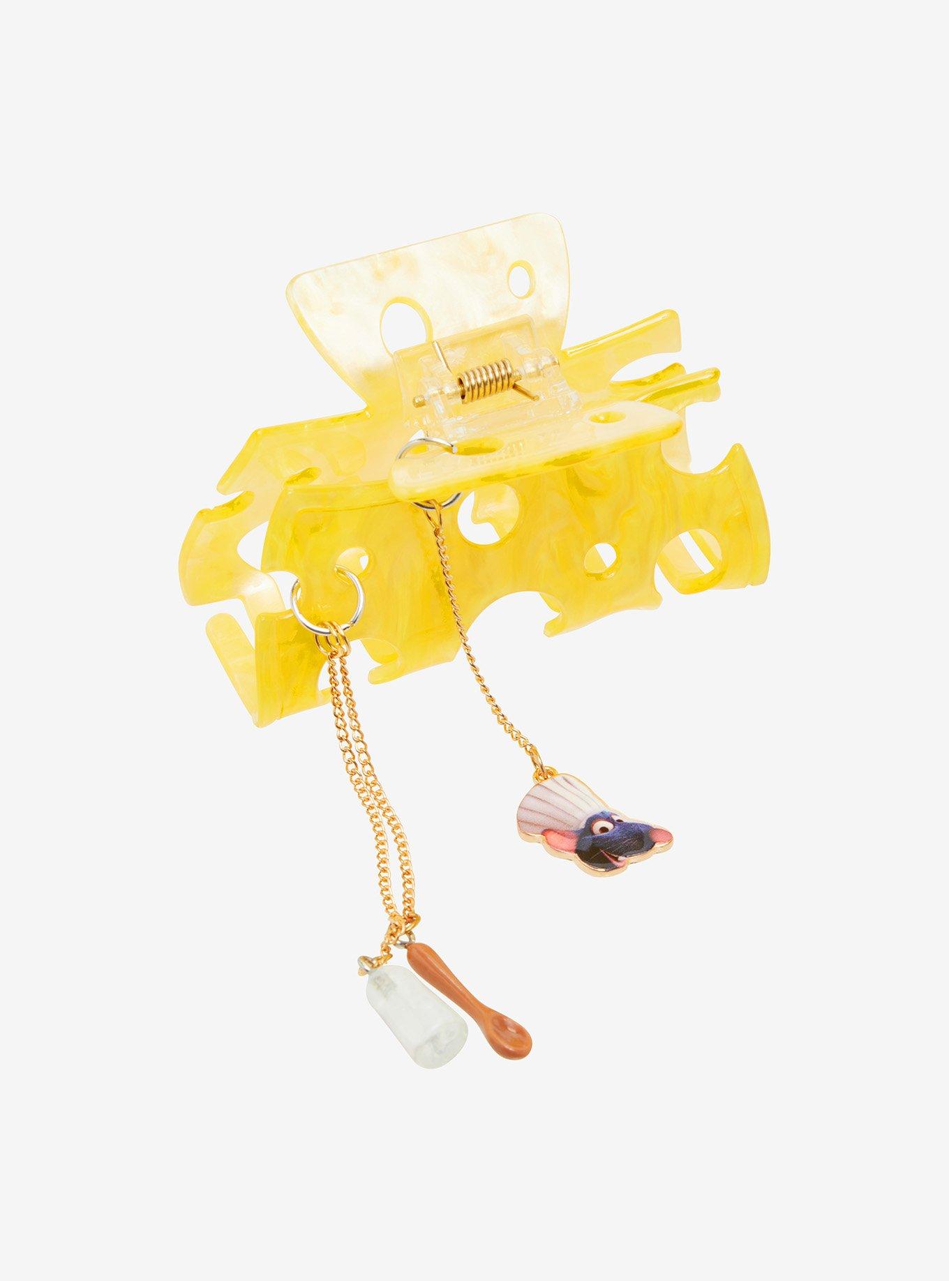 Disney Pixar Ratatouille Cheese Charm Claw Hair Clip, , alternate