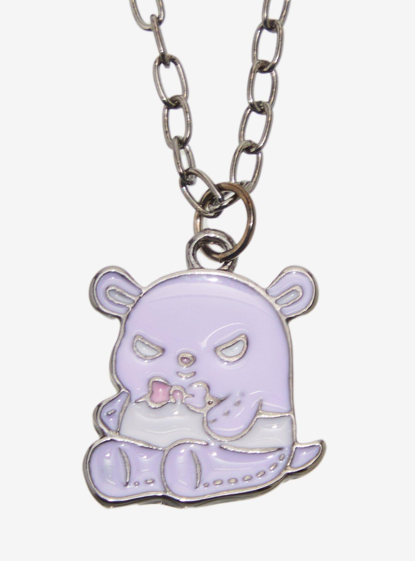Kuromi & Baku Best Friend Necklace Set, , alternate