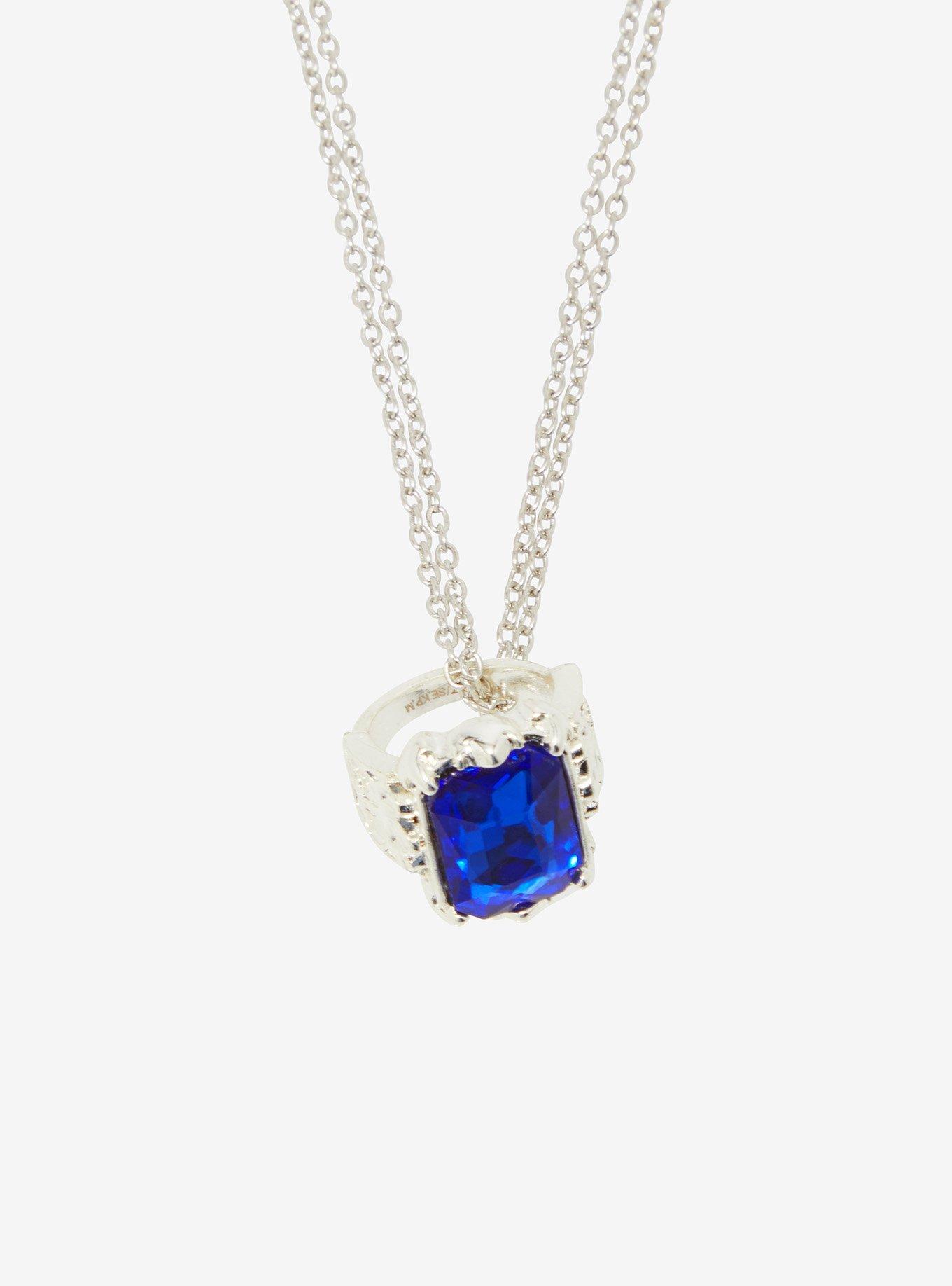 Black Butler Phantomhive Heirloom Replica Ring Necklace, , alternate