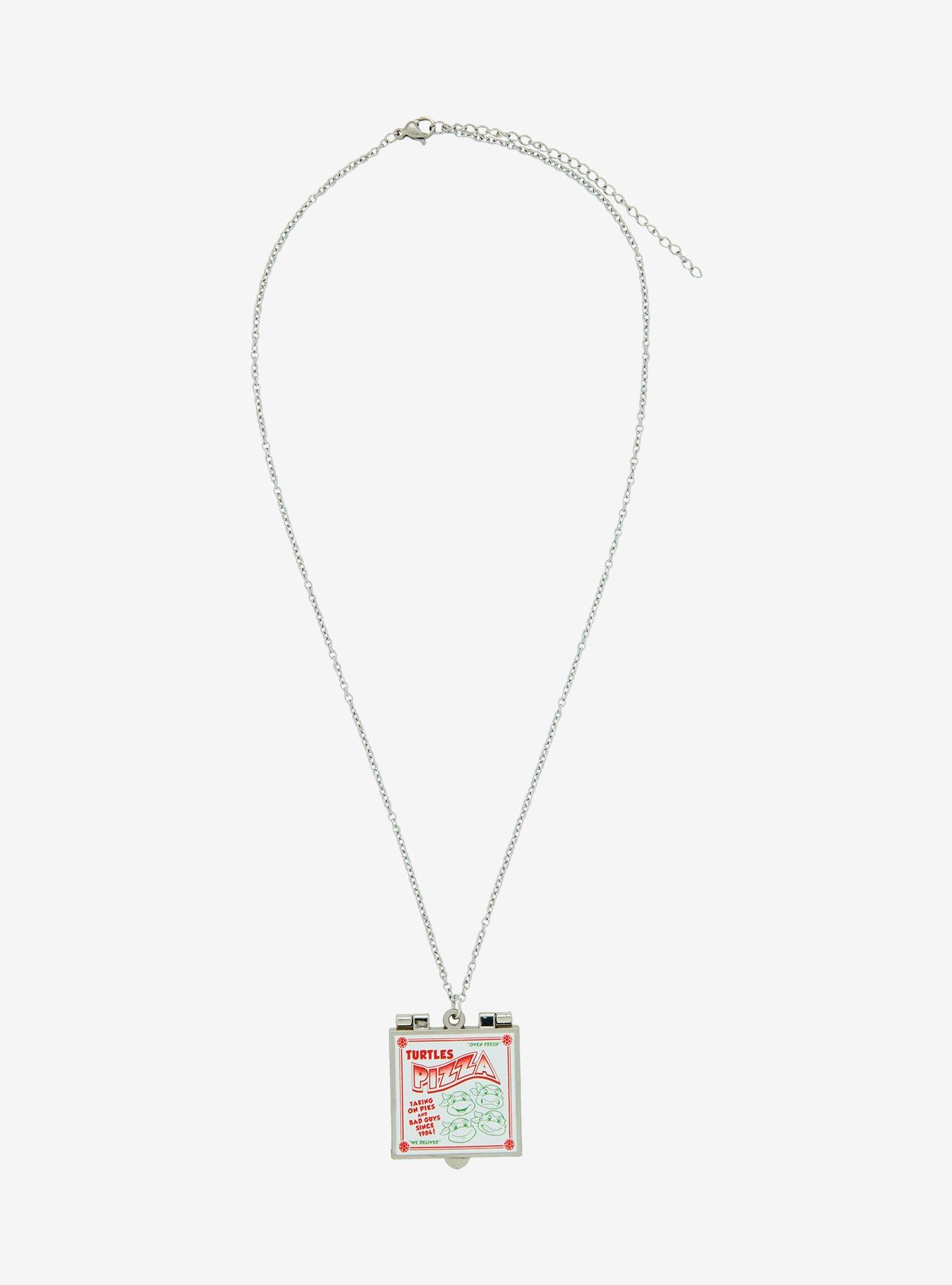 Teenage Mutant Ninja Turtles Pizza Box Locket Necklace, , alternate