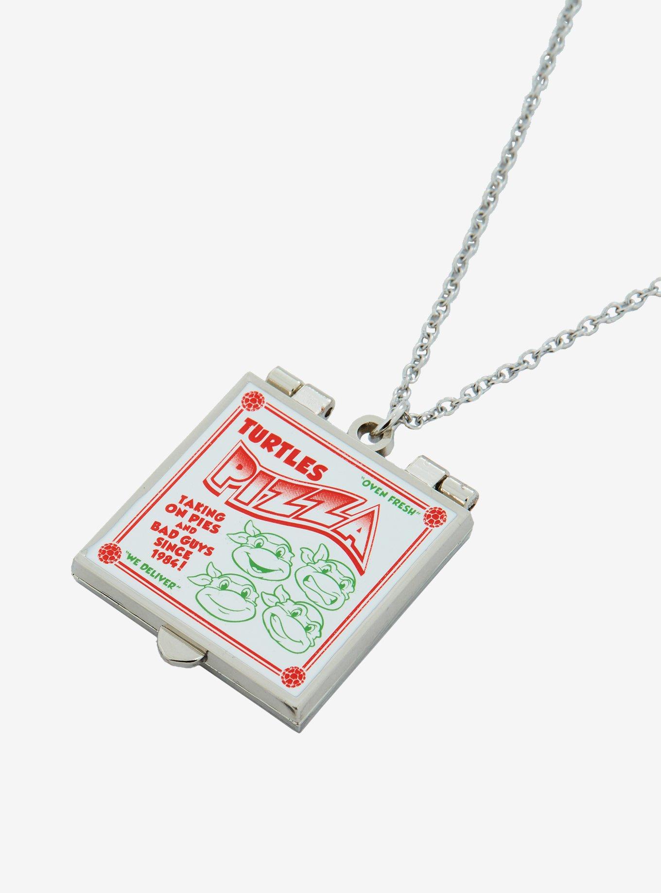 Teenage Mutant Ninja Turtles Pizza Box Locket Necklace, , alternate