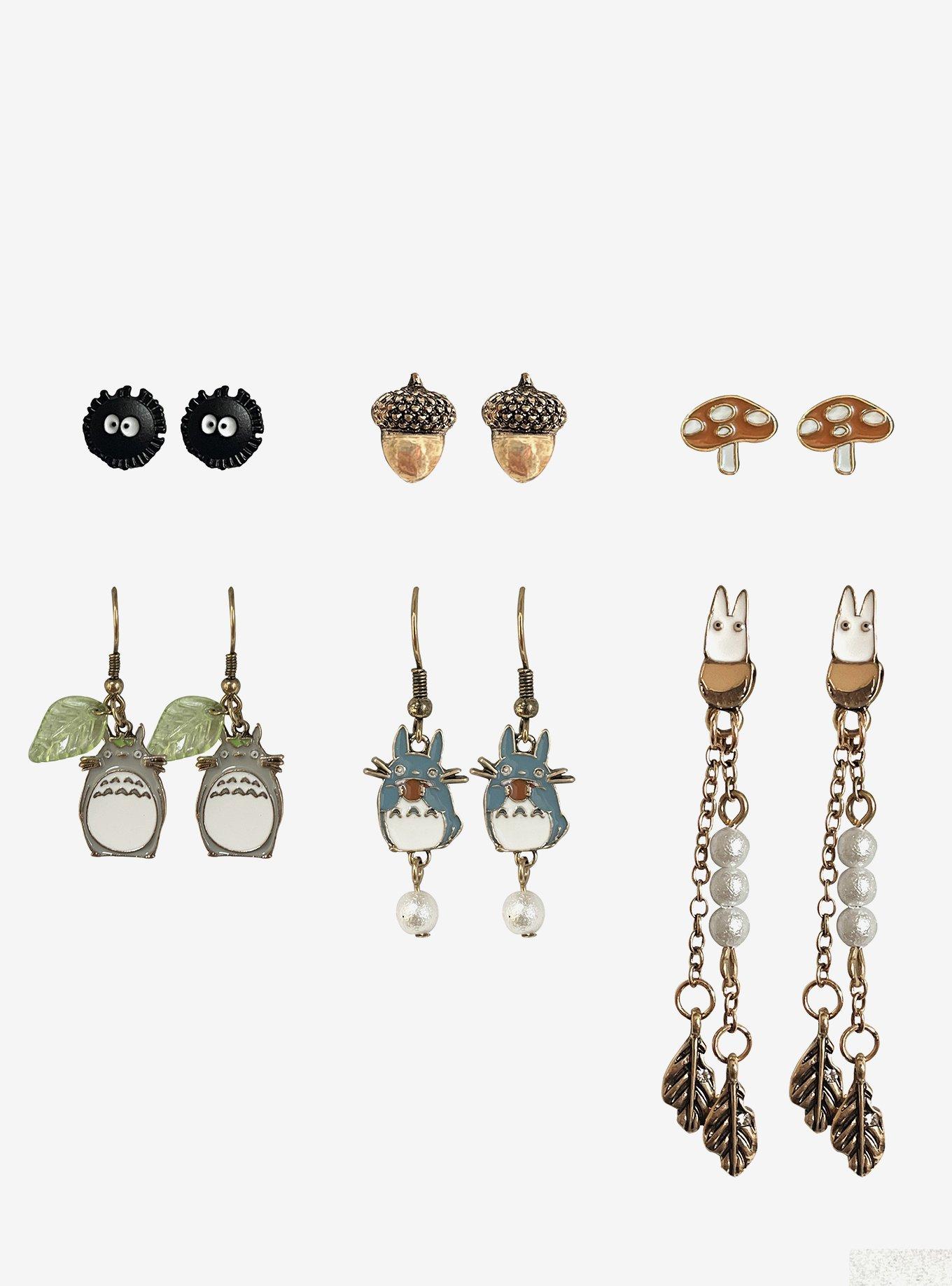 Studio Ghibli® My Neighbor Totoro Acorn Earring Set, , alternate