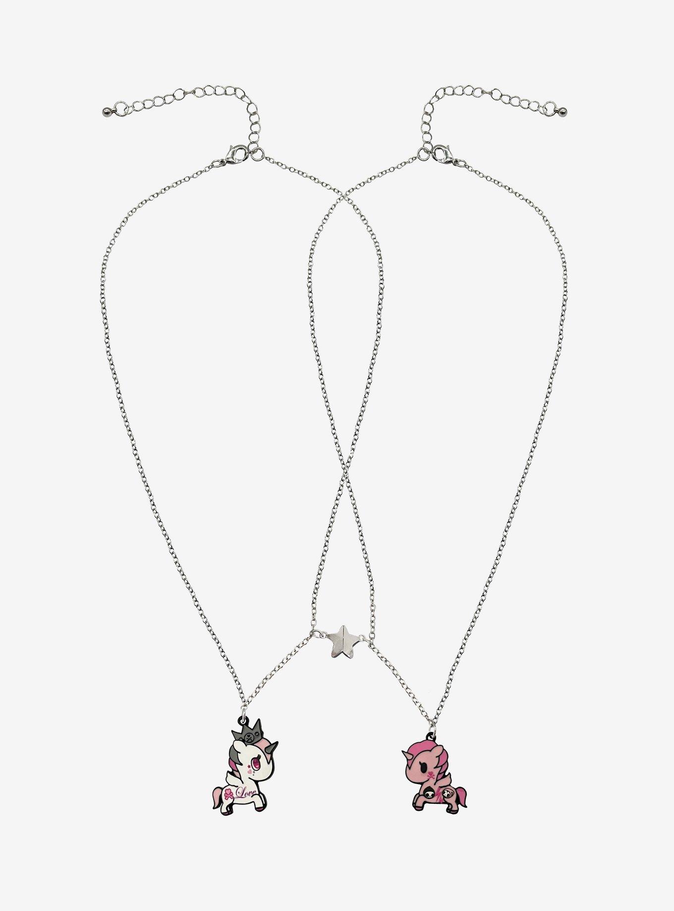 Tokidoki Unicorno Star Magnet Best Friend Necklace Set, , hi-res