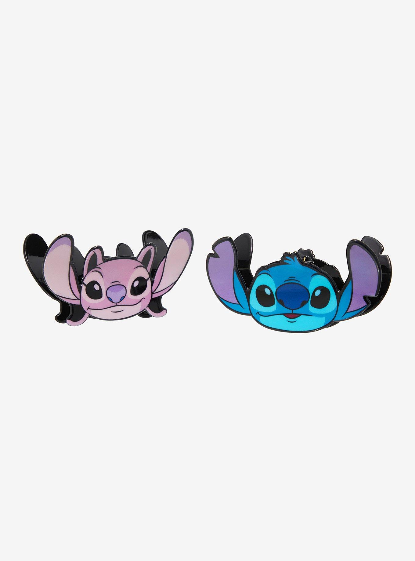 Disney Stitch & Angel Claw Hair Clip Set, , hi-res