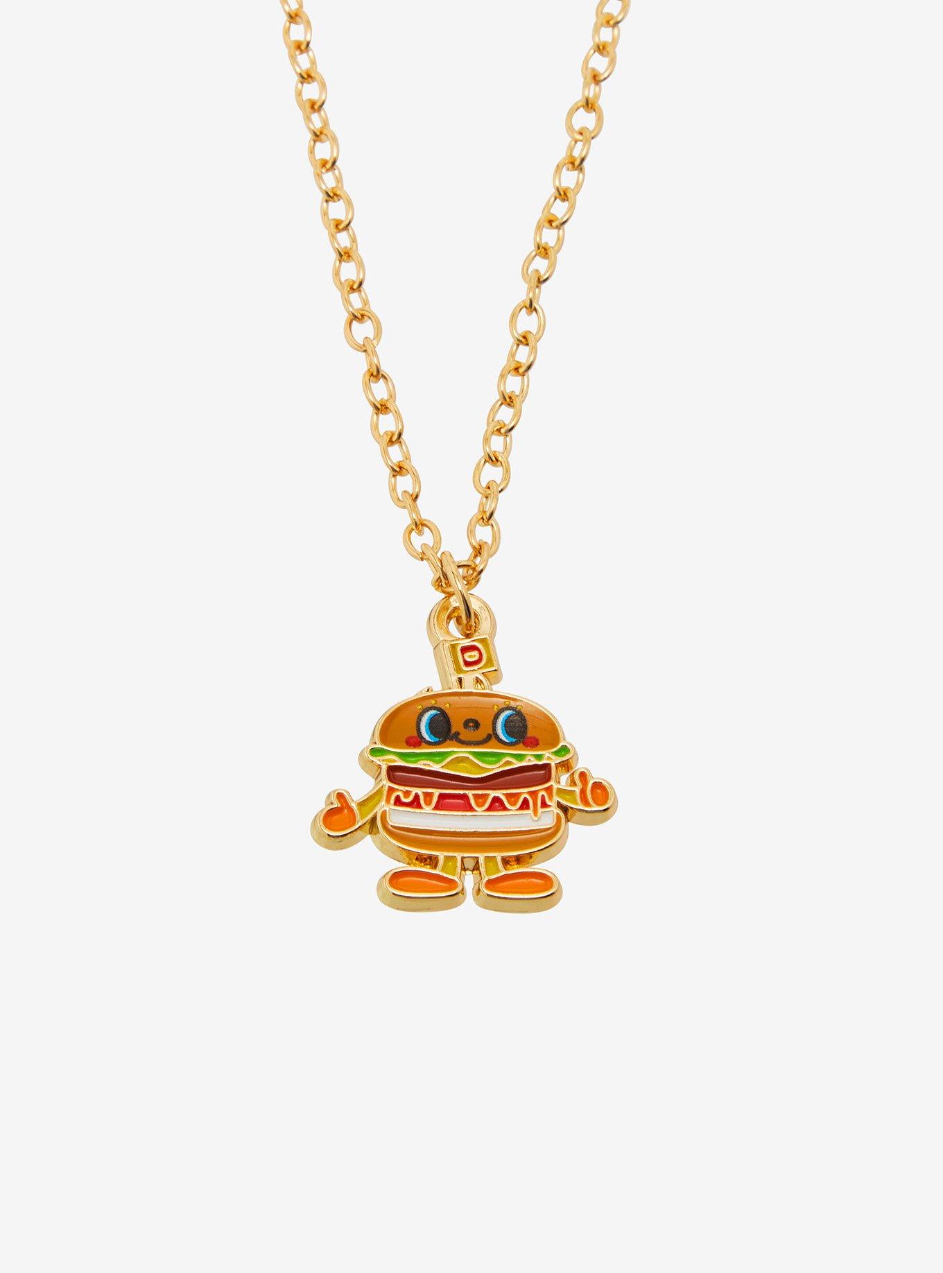 Dokidoki Yummychums Burger & Fries Best Friend Necklace Set