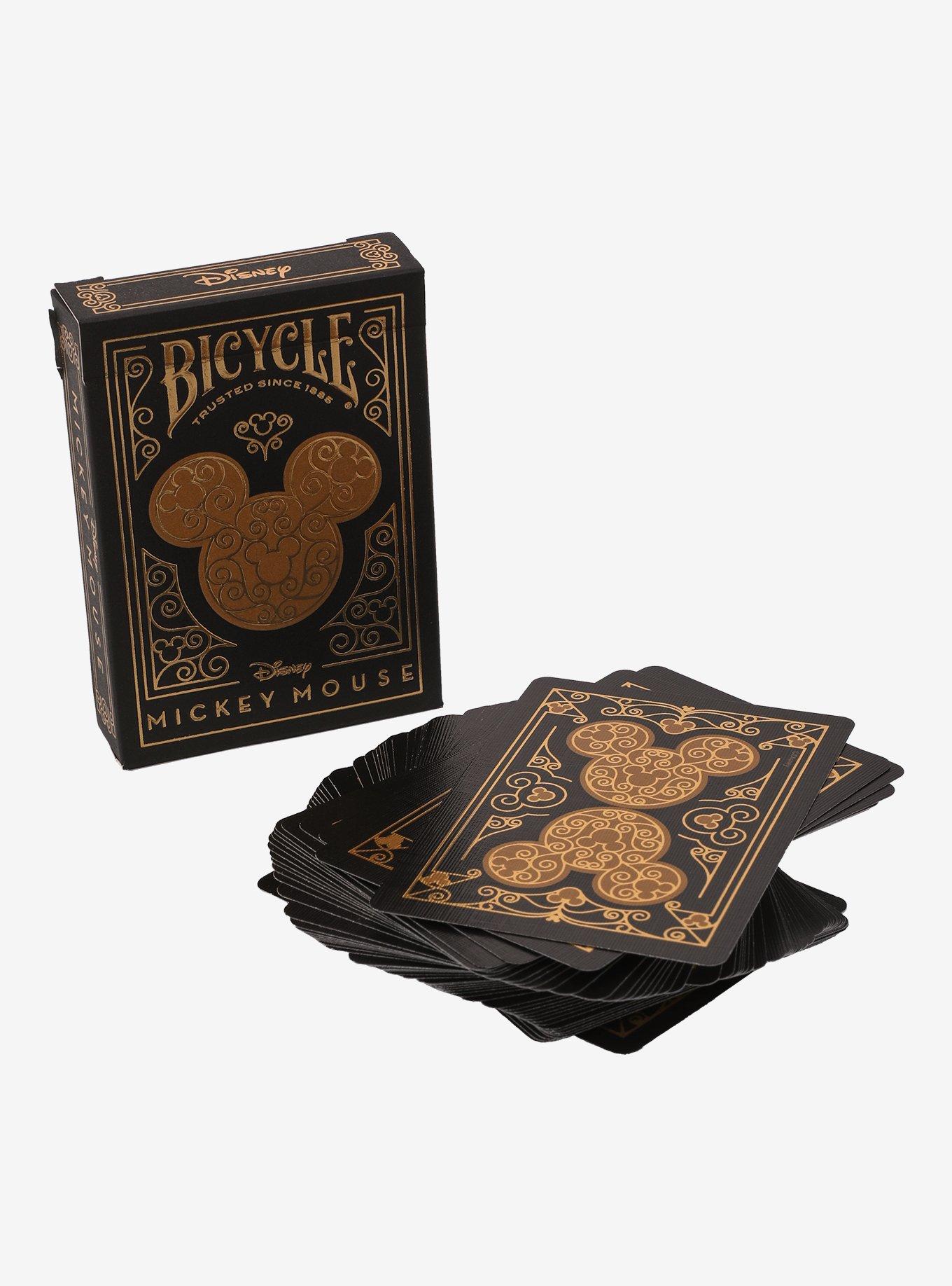 Bicycle Disney Mickey Mouse Black & Gold Playing Cards, , hi-res