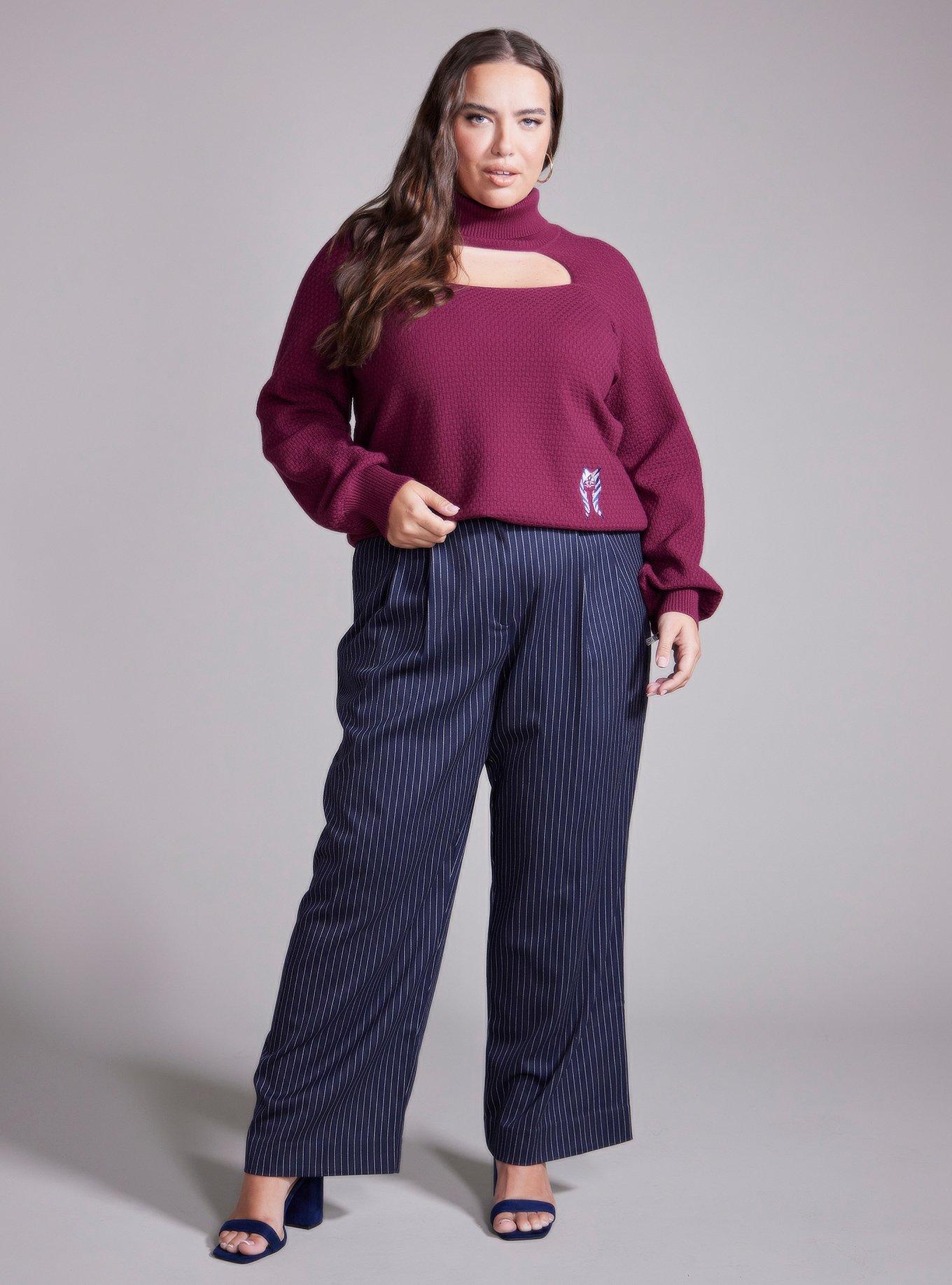 Her Universe Star Wars Ahsoka Tano Cutout Sweater Top Plus Size Her Universe Exclusive, , hi-res