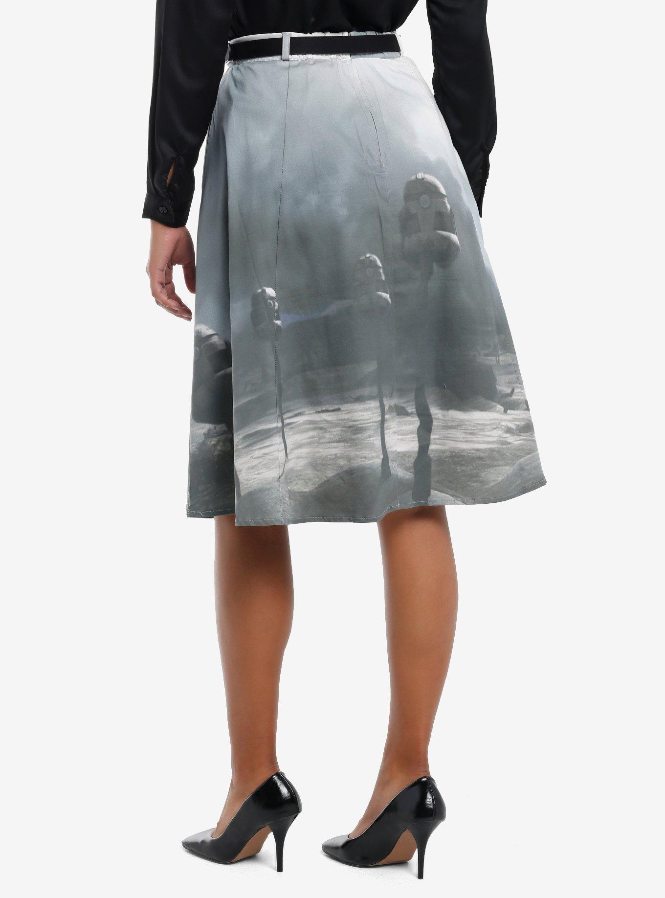 Her Universe Star Wars Ahsoka Tano Scenic Retro Skirt Her Universe Exclusive, , hi-res