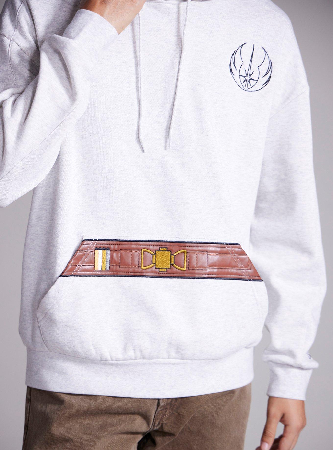 Our Universe Star Wars Obi-Wan Jedi Master Hoodie Our Universe Exclusive, LIGHT HEATHER GREY, alternate