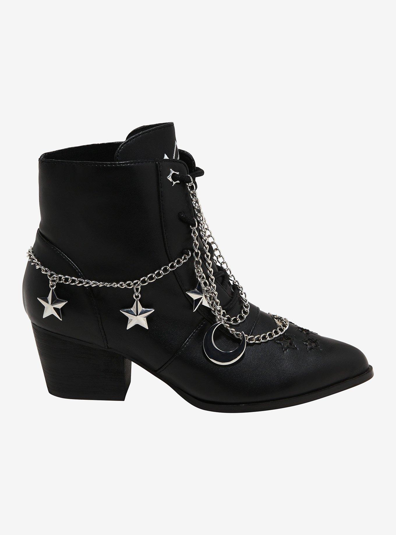 YRU Black Aura Celestial Booties