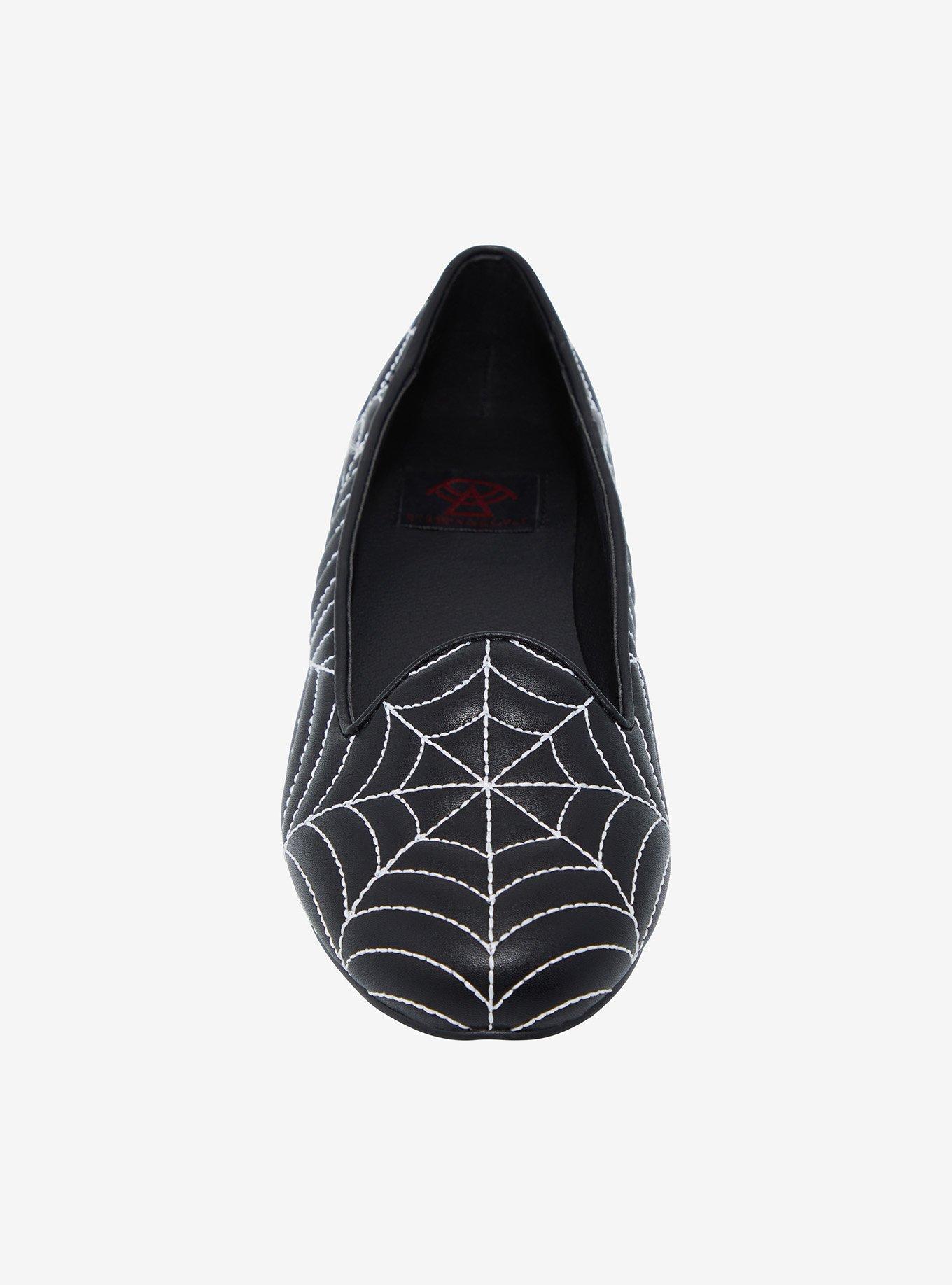 Strange Cvlt Lydia Web Glow-In-The-Dark Flats, MULTI, alternate
