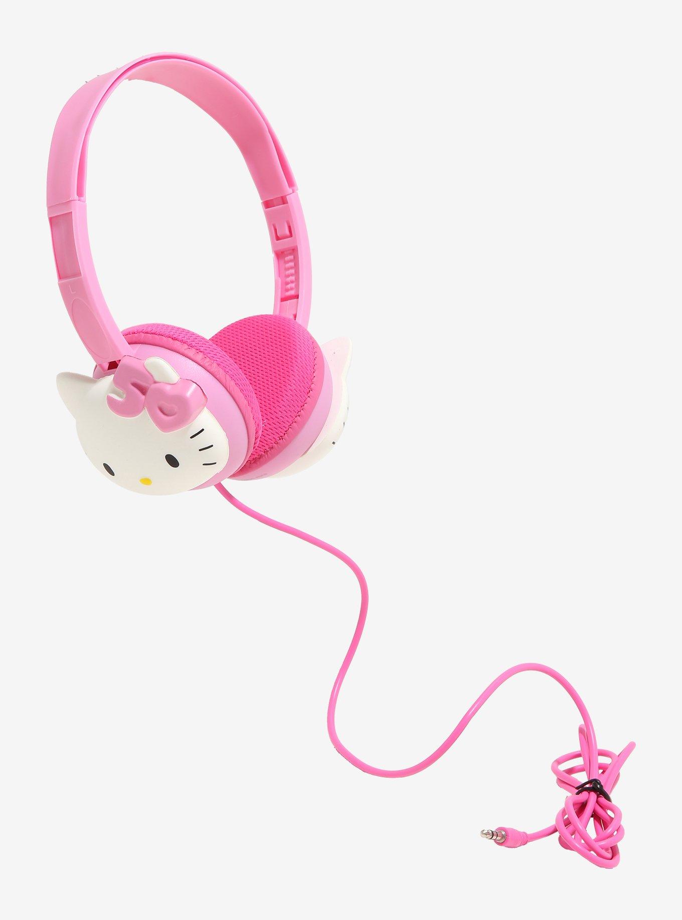 Hello Kitty 50th Anniversary Wired Headphones, , hi-res