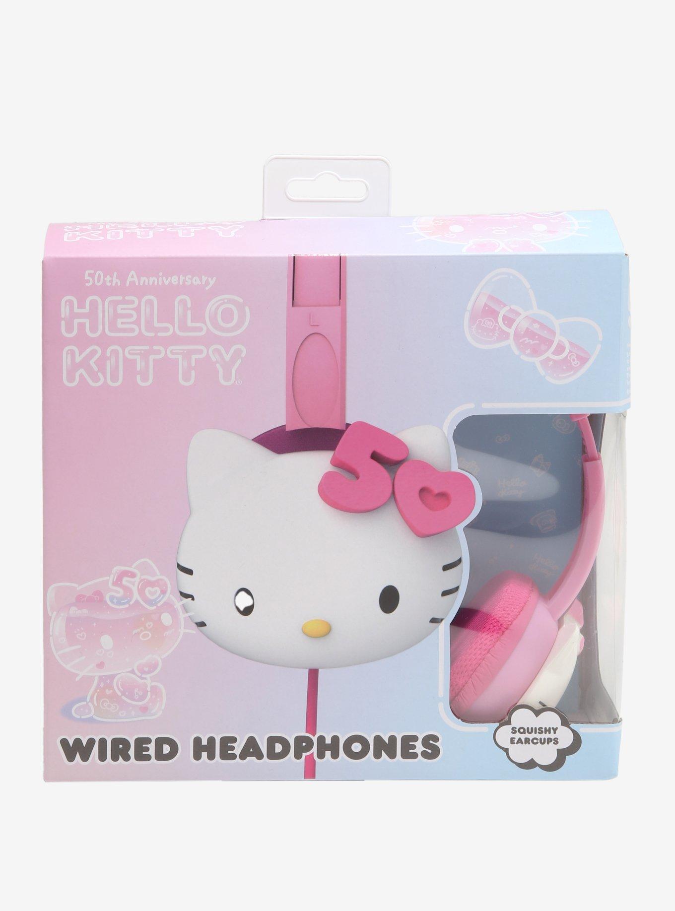 Hello Kitty 50th Anniversary Wired Headphones, , alternate