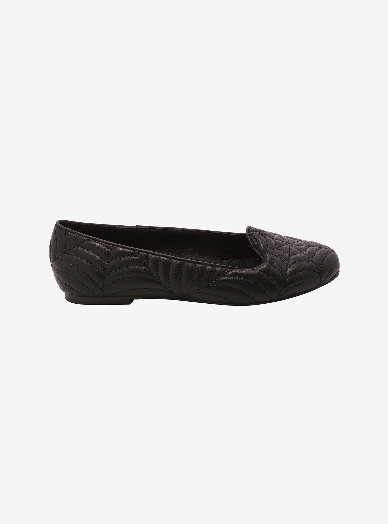 Strange Cvlt Black Web Lydia Flats, MULTI, alternate