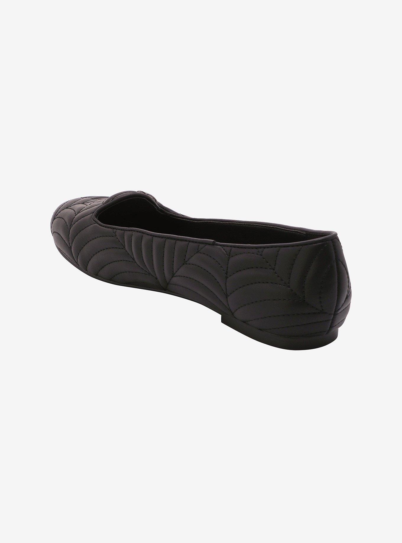 Strange Cvlt Black Web Lydia Flats, MULTI, alternate