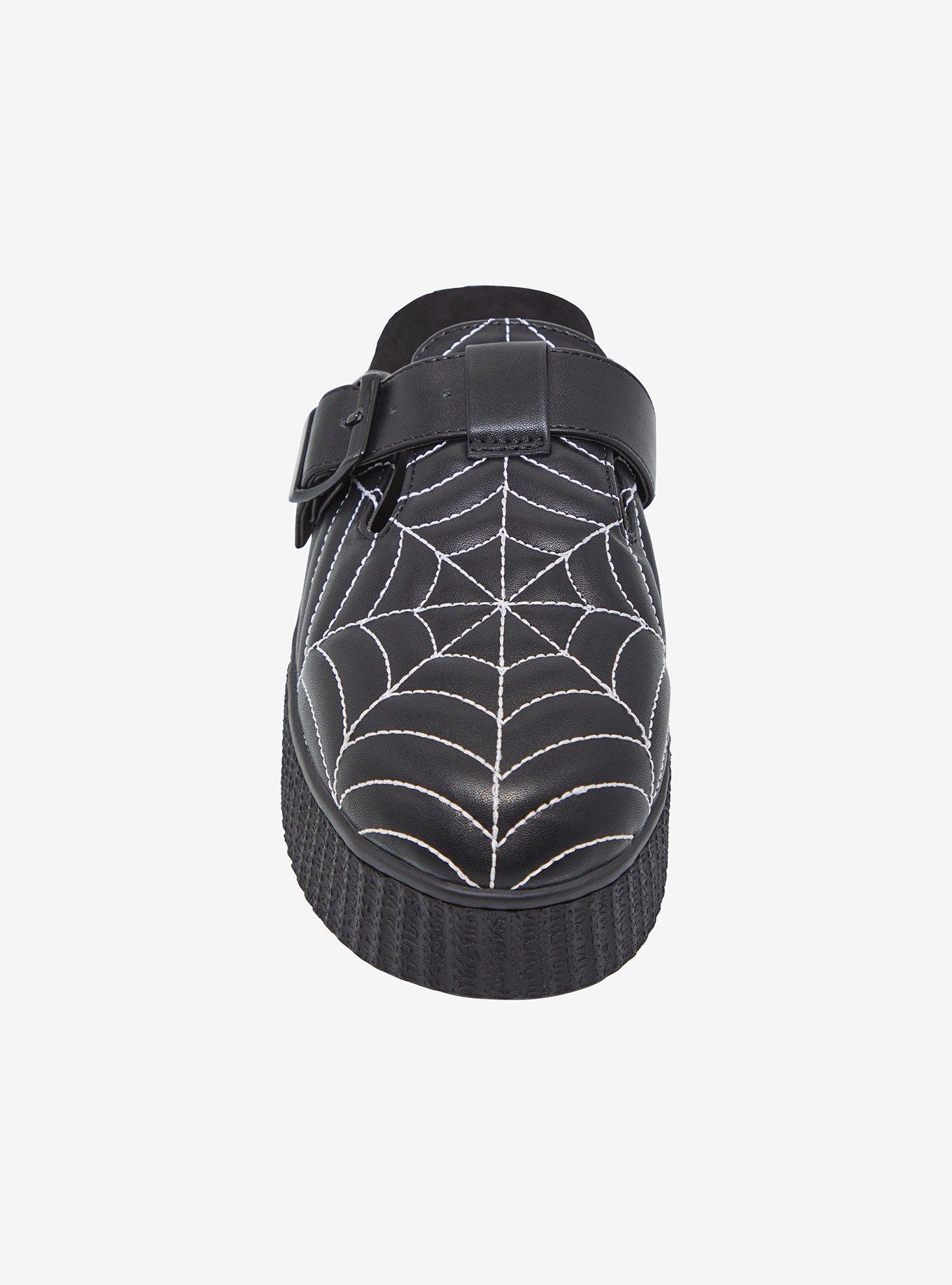 Strange Cvlt Spiderweb Glow-In-The-Dark Creeper Mules, MULTI, alternate