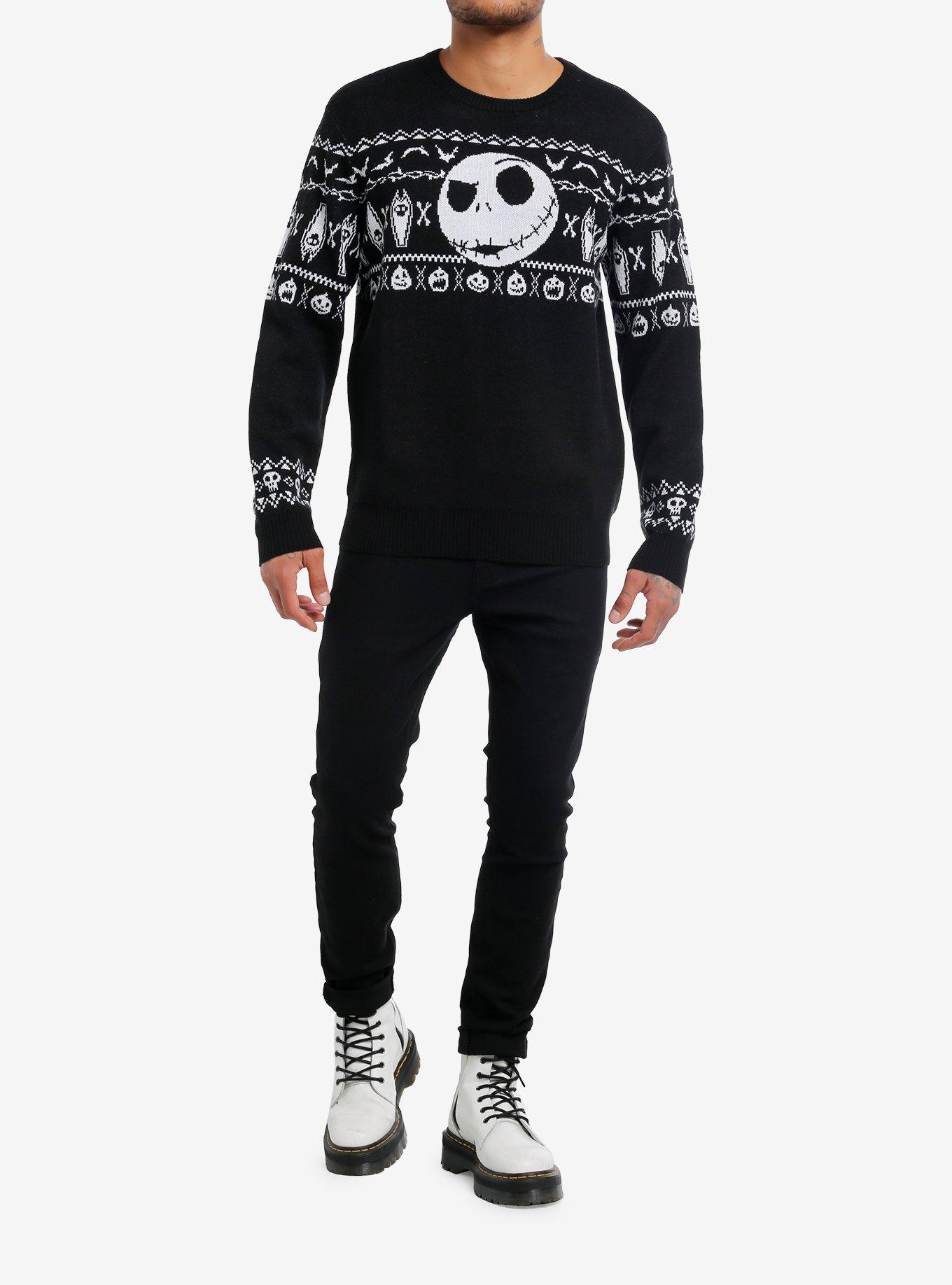 Our Universe The Nightmare Before Christmas Jack Fair Isle Intarsia Sweater, , hi-res