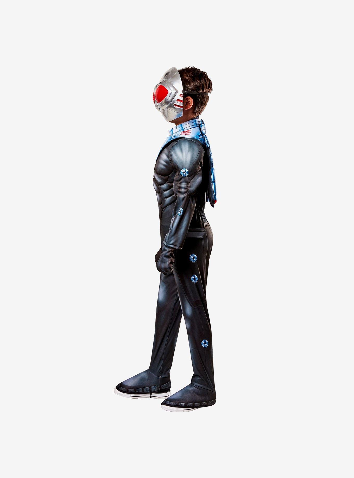 Aquaman and The Lost Kingdom Black Manta Youth Deluxe Costume, BLACK, alternate