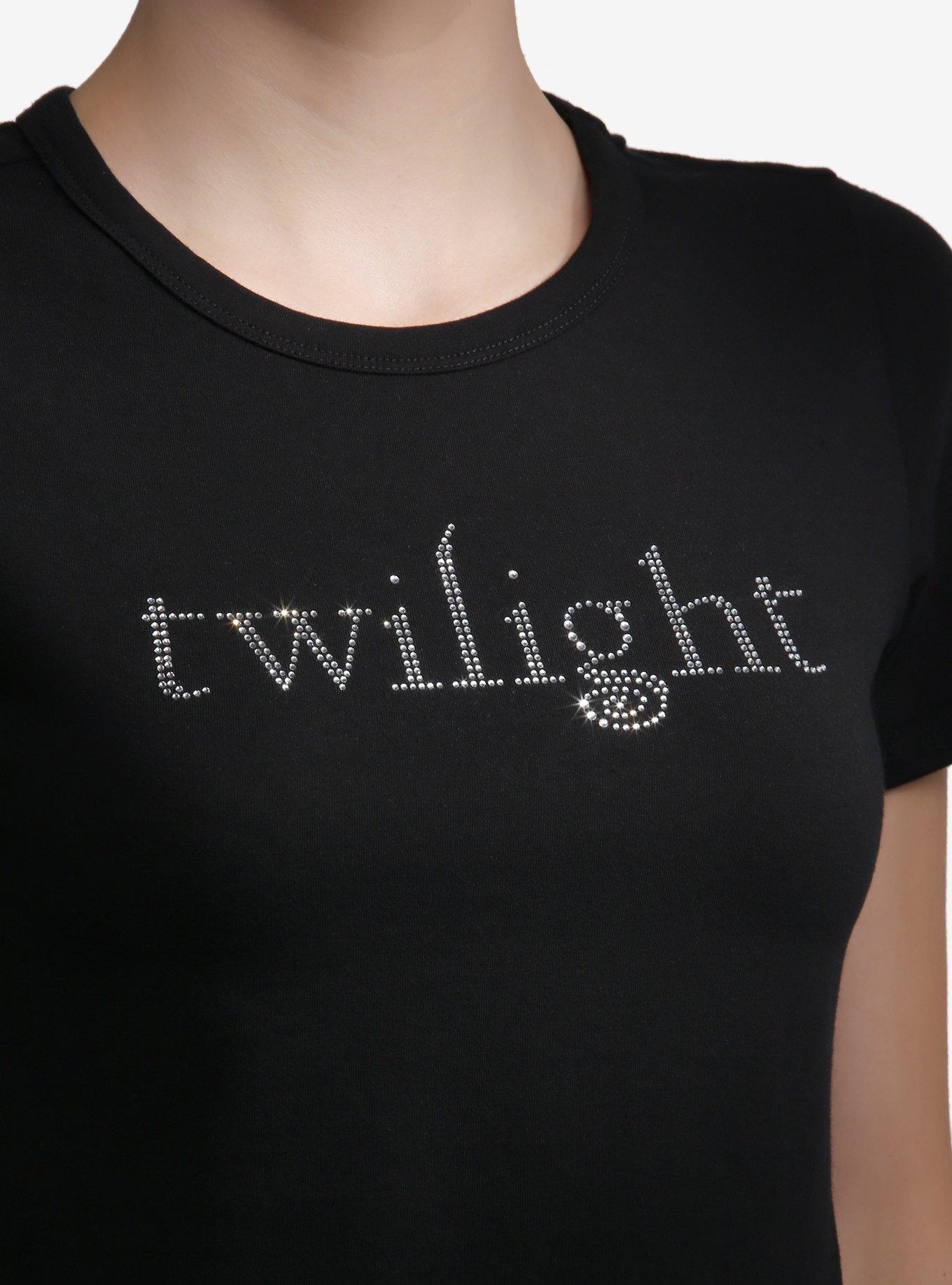 Twilight Rhinestone Girls Baby T-Shirt, SILVER, alternate