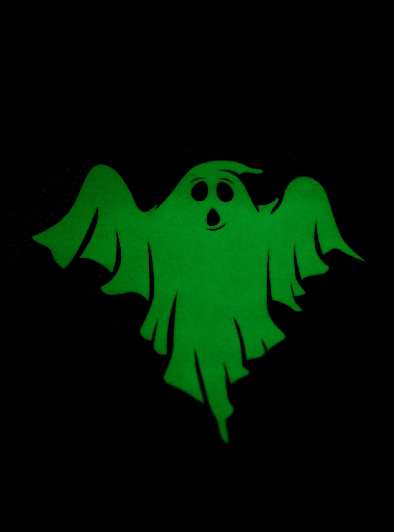 Rhinestone Glow-In-The-Dark Ghost Girls Baby T-Shirt, MULTI, alternate