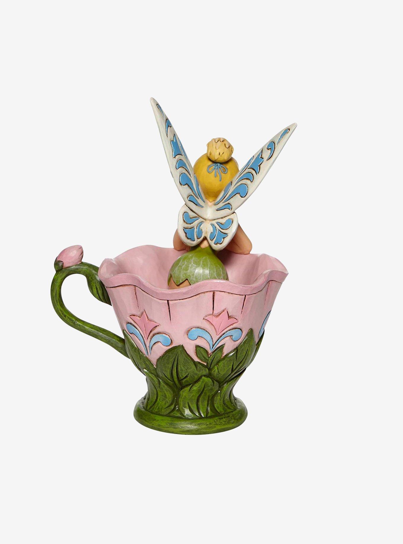 Disney Tinker Bell Sitting in Flower Figure