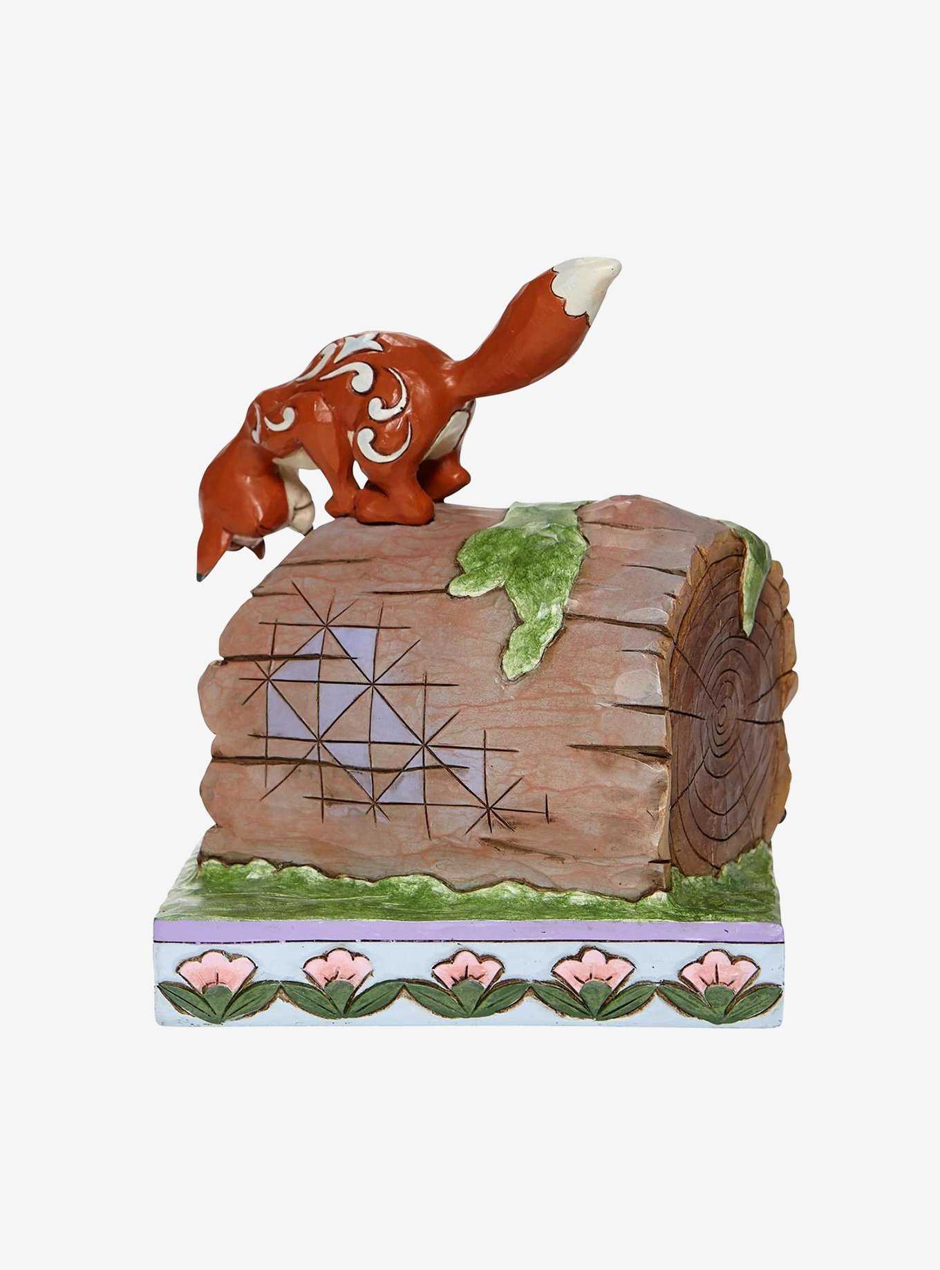 Disney The Fox and the Hound On Log Figure, , hi-res