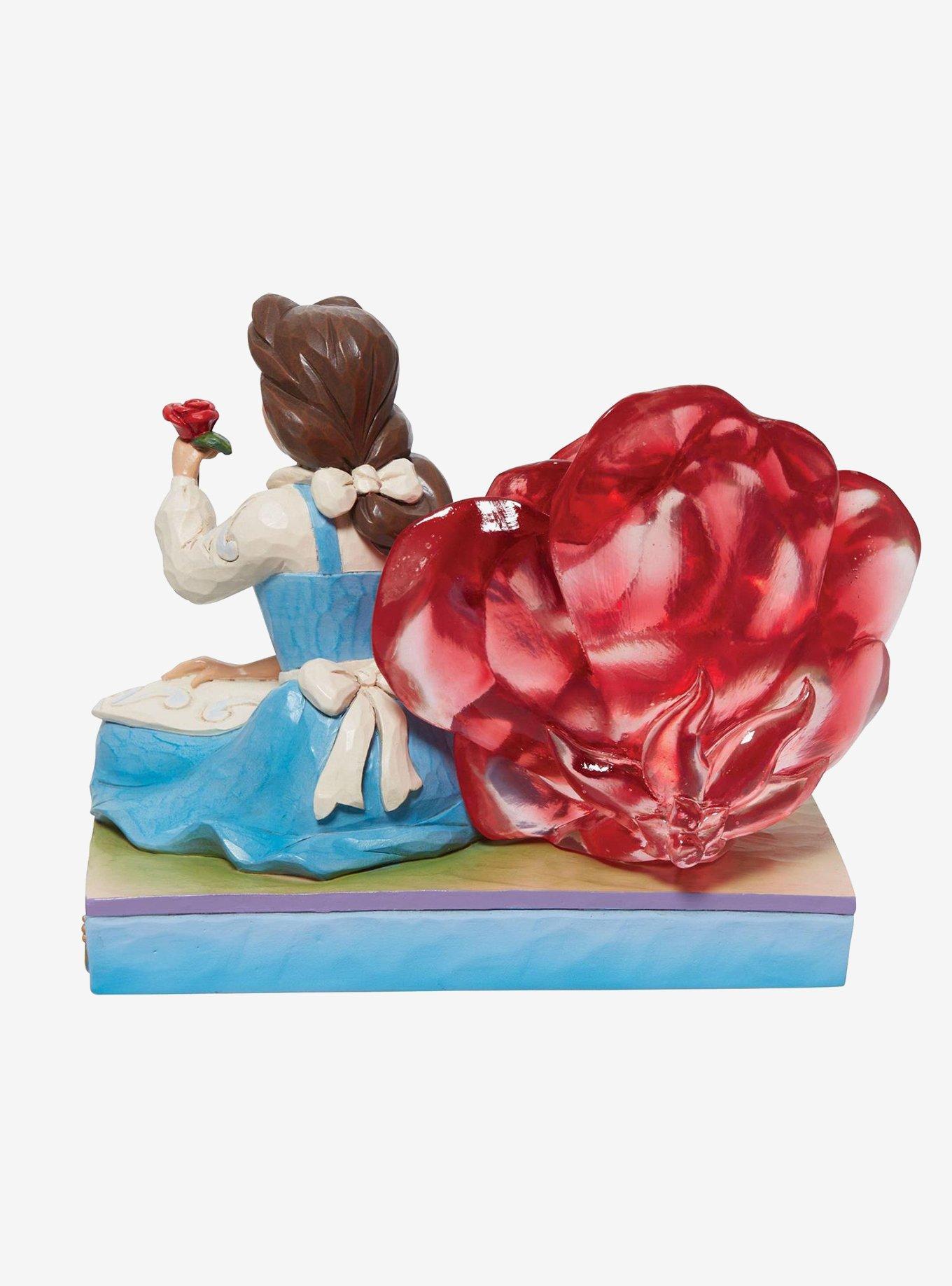 Disney Beauty and The Beast Belle Clear Resin Rose Figure, , alternate
