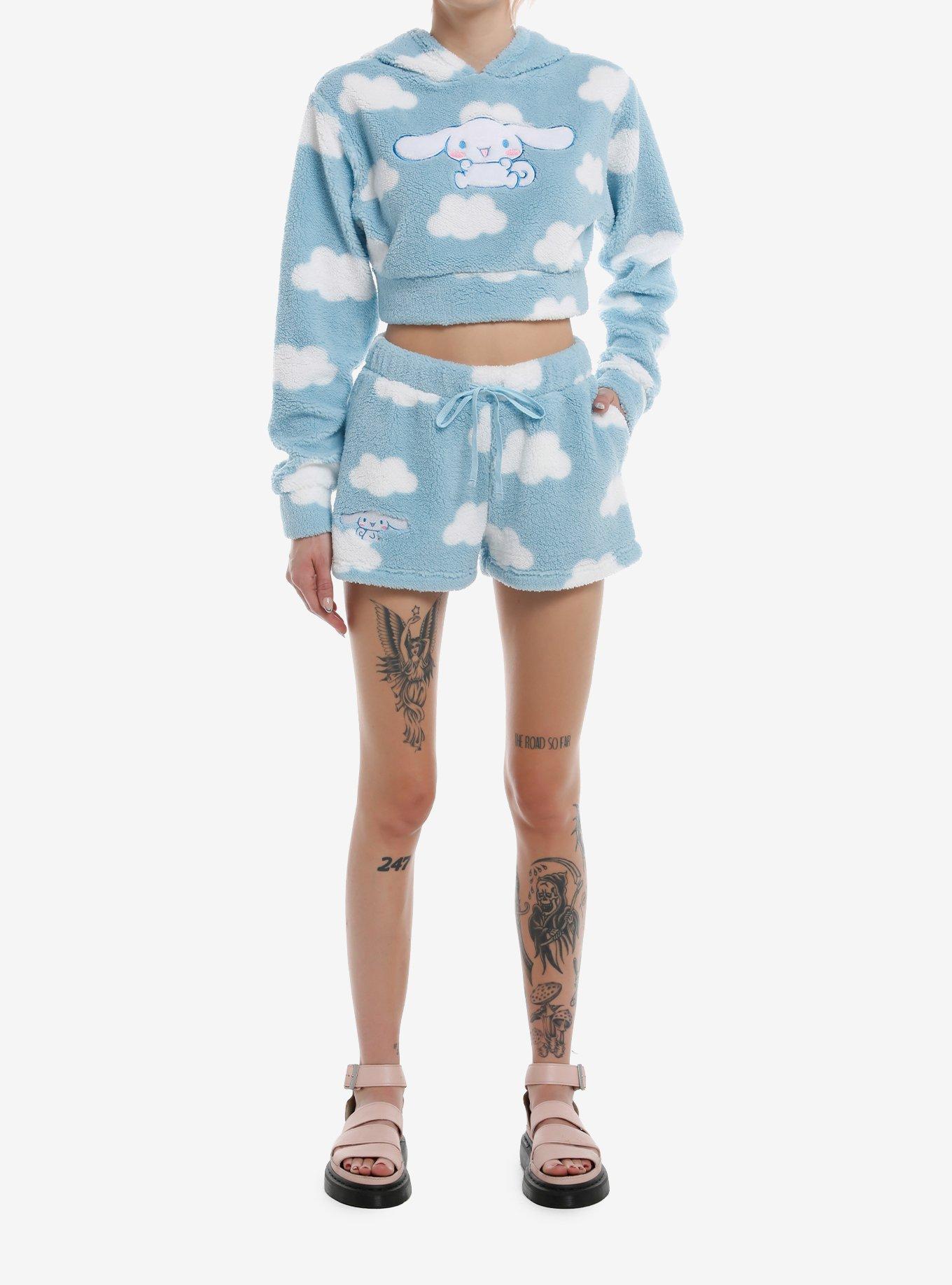 Cinnamoroll Cloud Fuzzy Girls Lounge Set, MULTI, alternate