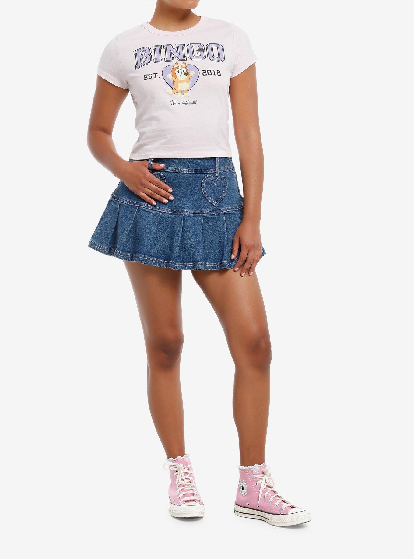 Bluey Bingo Varsity Girls Baby T-Shirt, MULTI, alternate