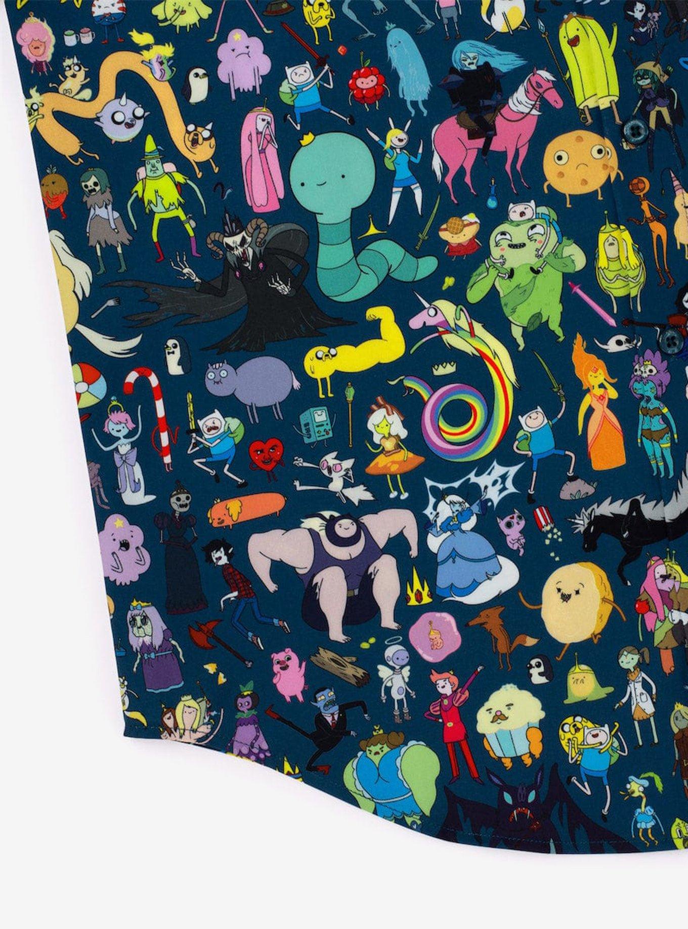 RSVLTS Adventure Time "Who's Who of OoO" Button-Up Shirt, , hi-res