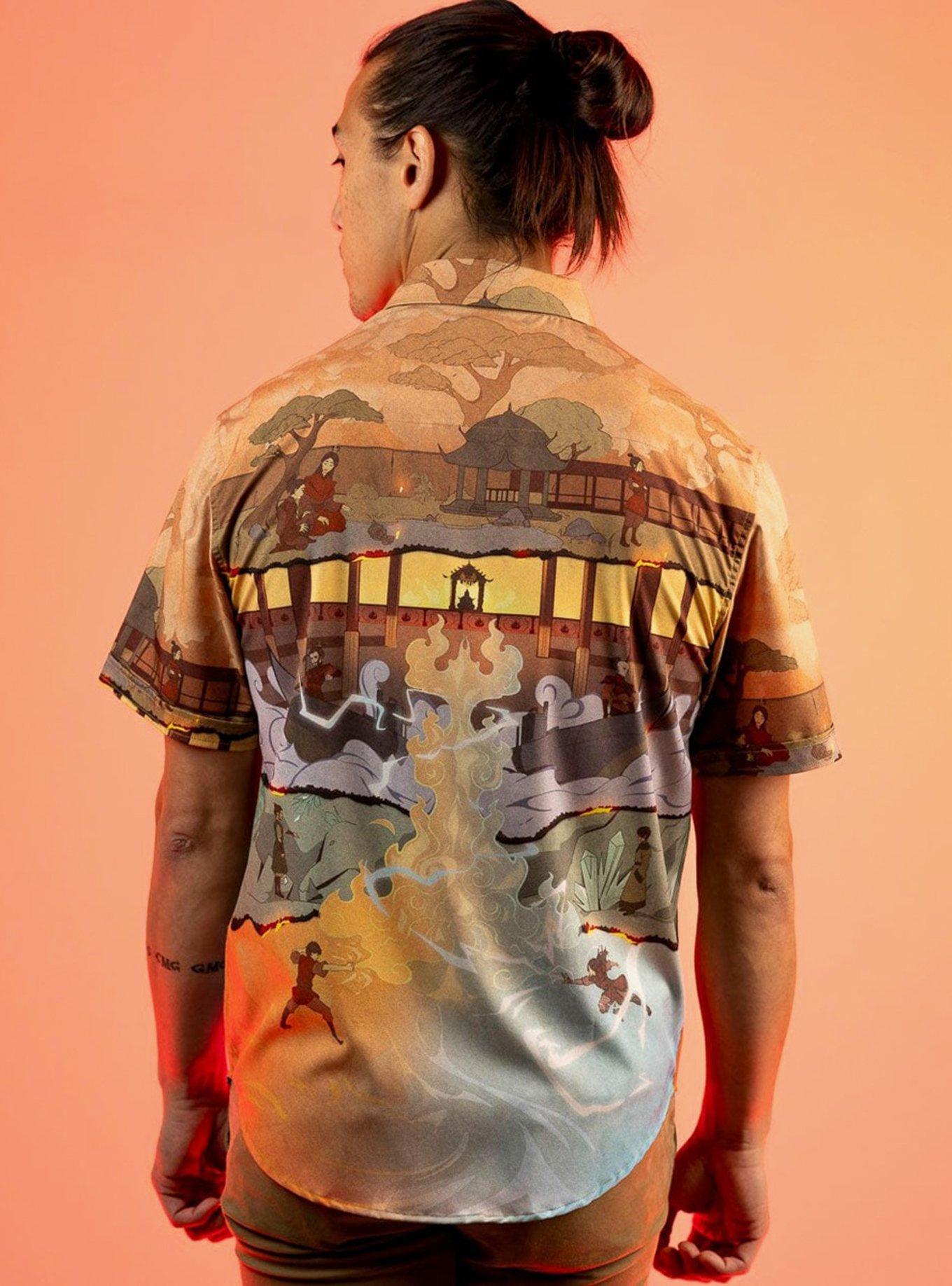 RSVLTS Avatar: The Last Airbender "Crossroads of Destiny" Button-Up Shirt, MULTI, alternate
