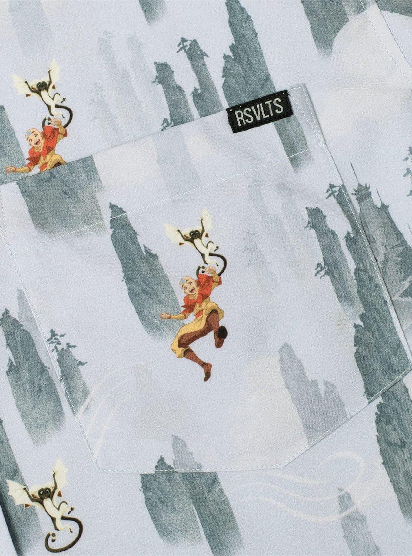 RSVLTS Avatar: The Last Airbender "Southern Air Temple" Button-Up Shirt, BEIGE, alternate