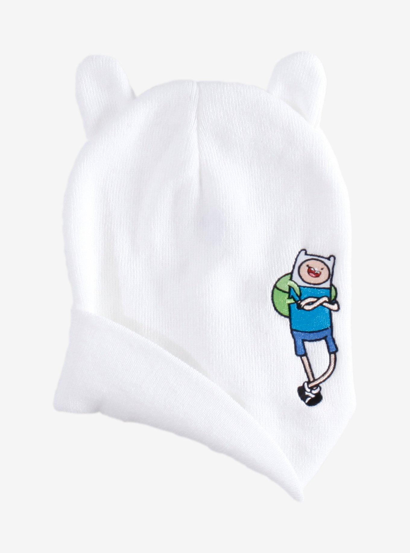 Adventure Time Finn Figural Ears Beanie, , alternate