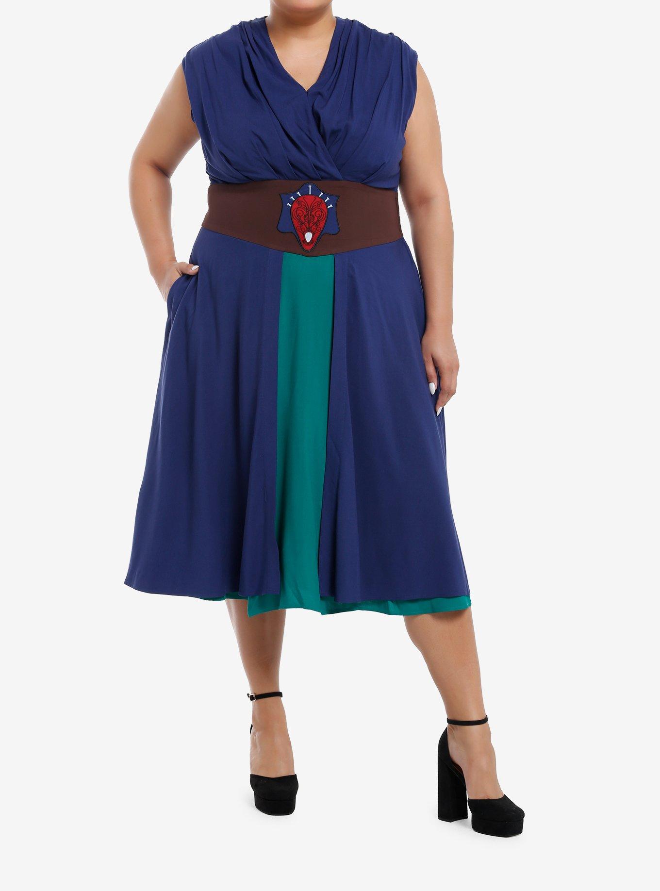 Her Universe Star Wars Duchess Satine Dress Plus Size Her Universe Exclusive, MULTI, alternate