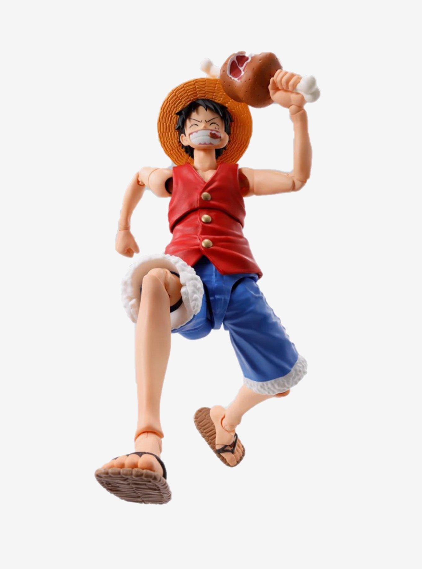 Bandai Spirits One Piece S.H.Figuarts Monkey D. Luffy (Romance Dawn) Action Figure, , alternate