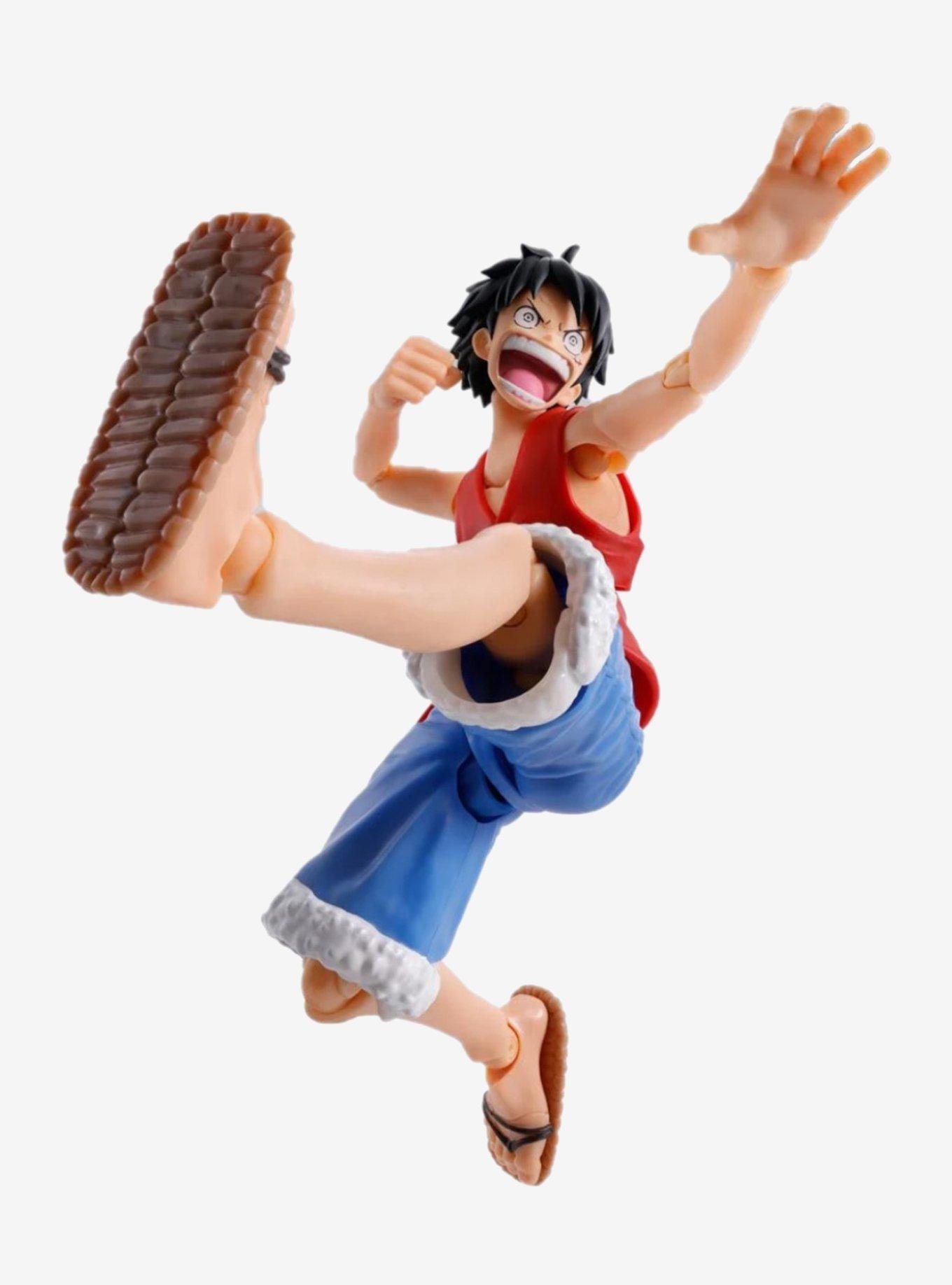 Bandai Spirits One Piece S.H.Figuarts Monkey D. Luffy (Romance Dawn) Action Figure, , alternate