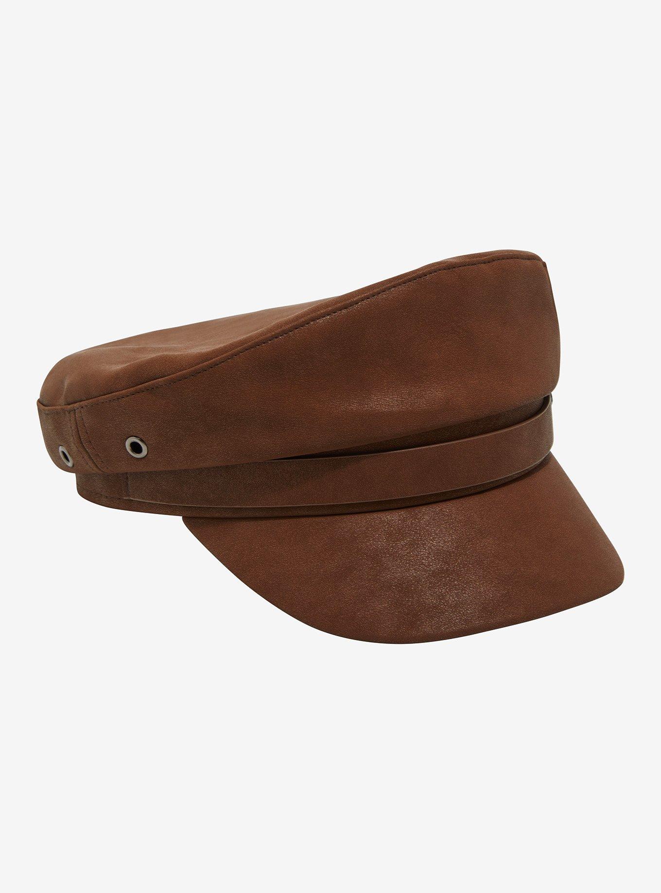 Brown Western Cabbie Hat, , hi-res