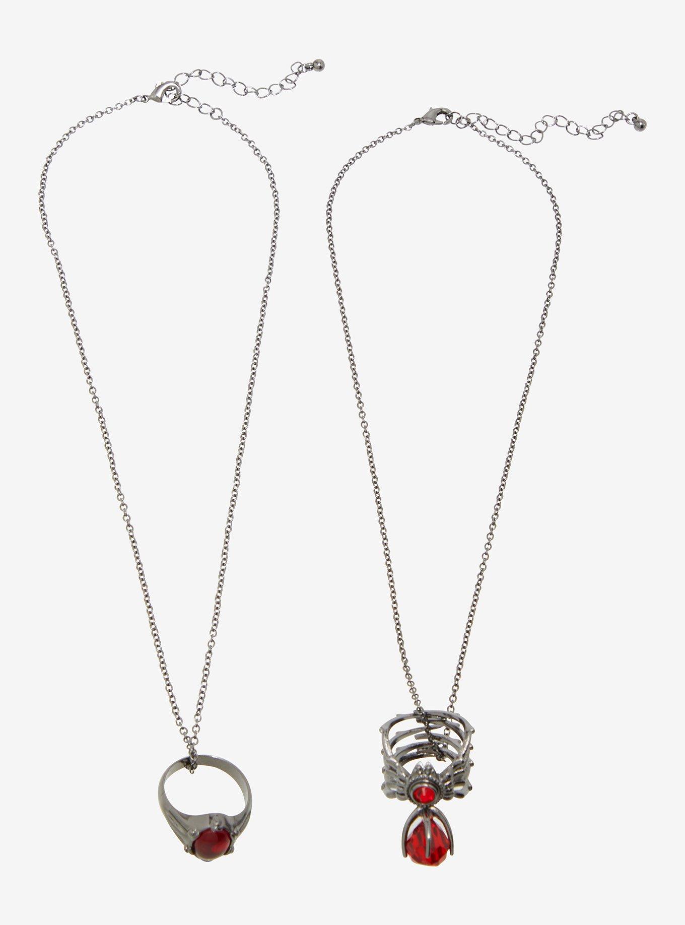 Beetlejuice Beetlejuice Ring Necklace Set, , hi-res