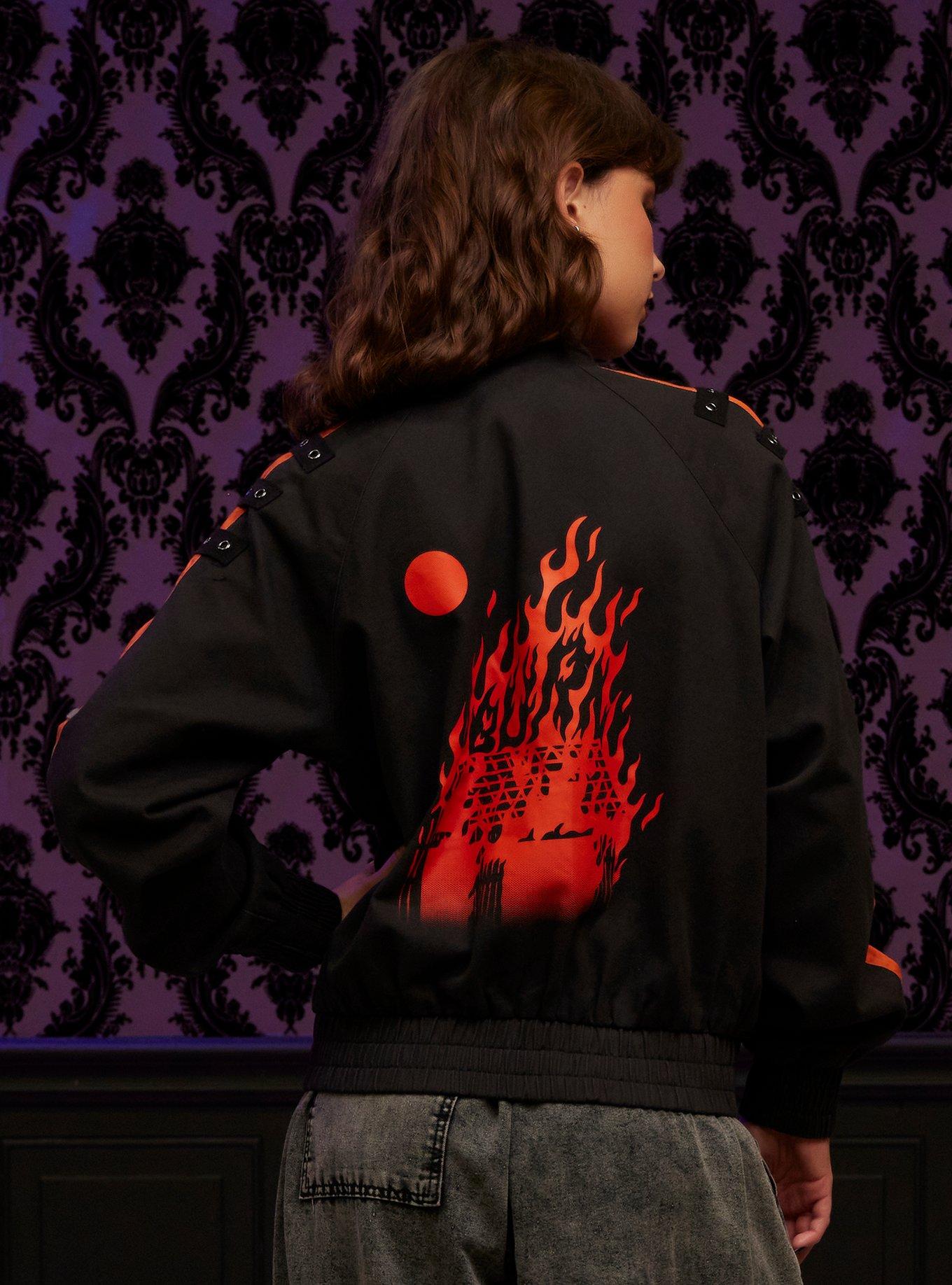 Her Universe Marvel Agatha All Along Alice Girls Bomber Jacket, ORANGE, alternate
