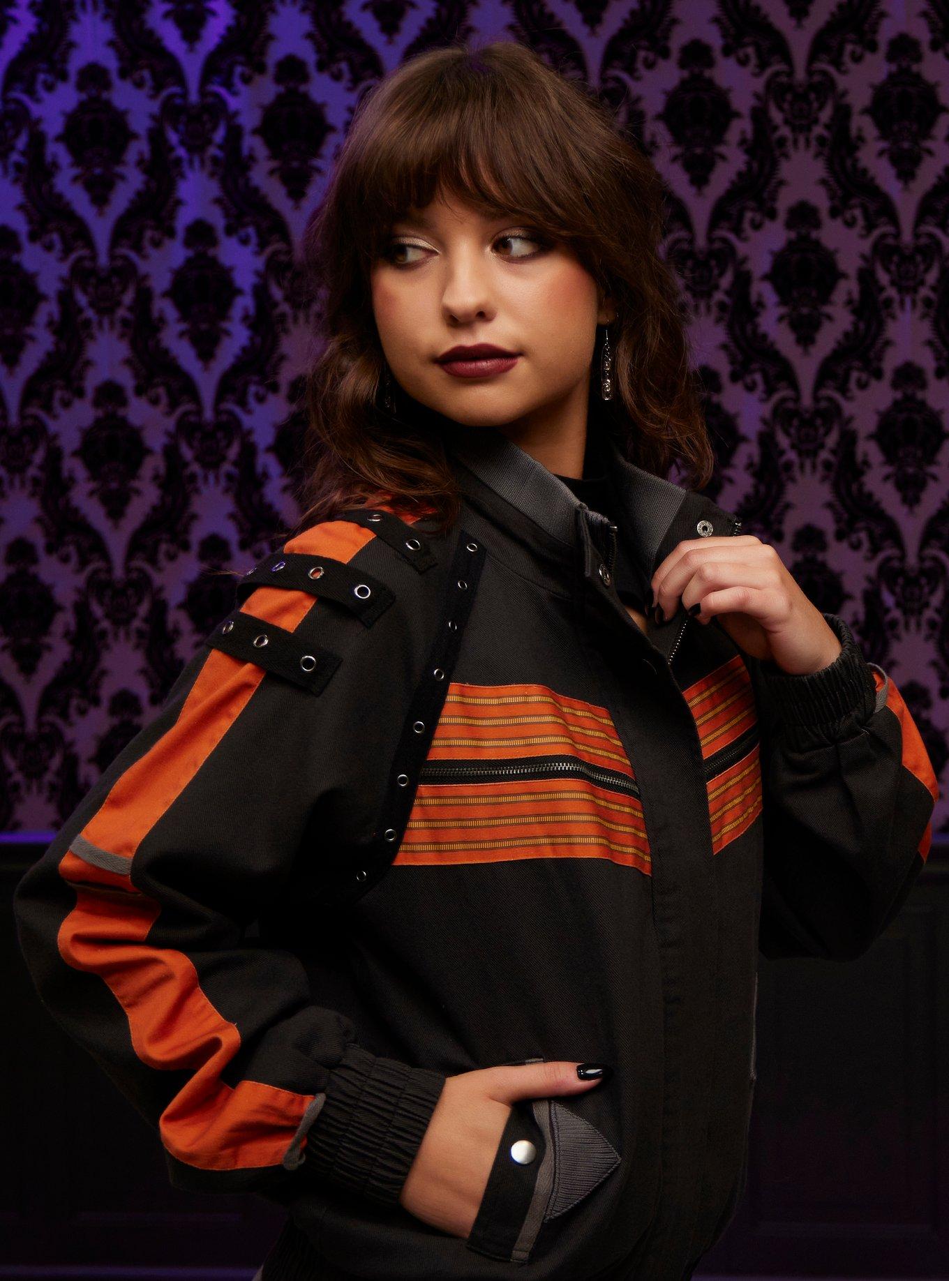 Her Universe Marvel Agatha All Along Alice Girls Bomber Jacket, ORANGE, alternate