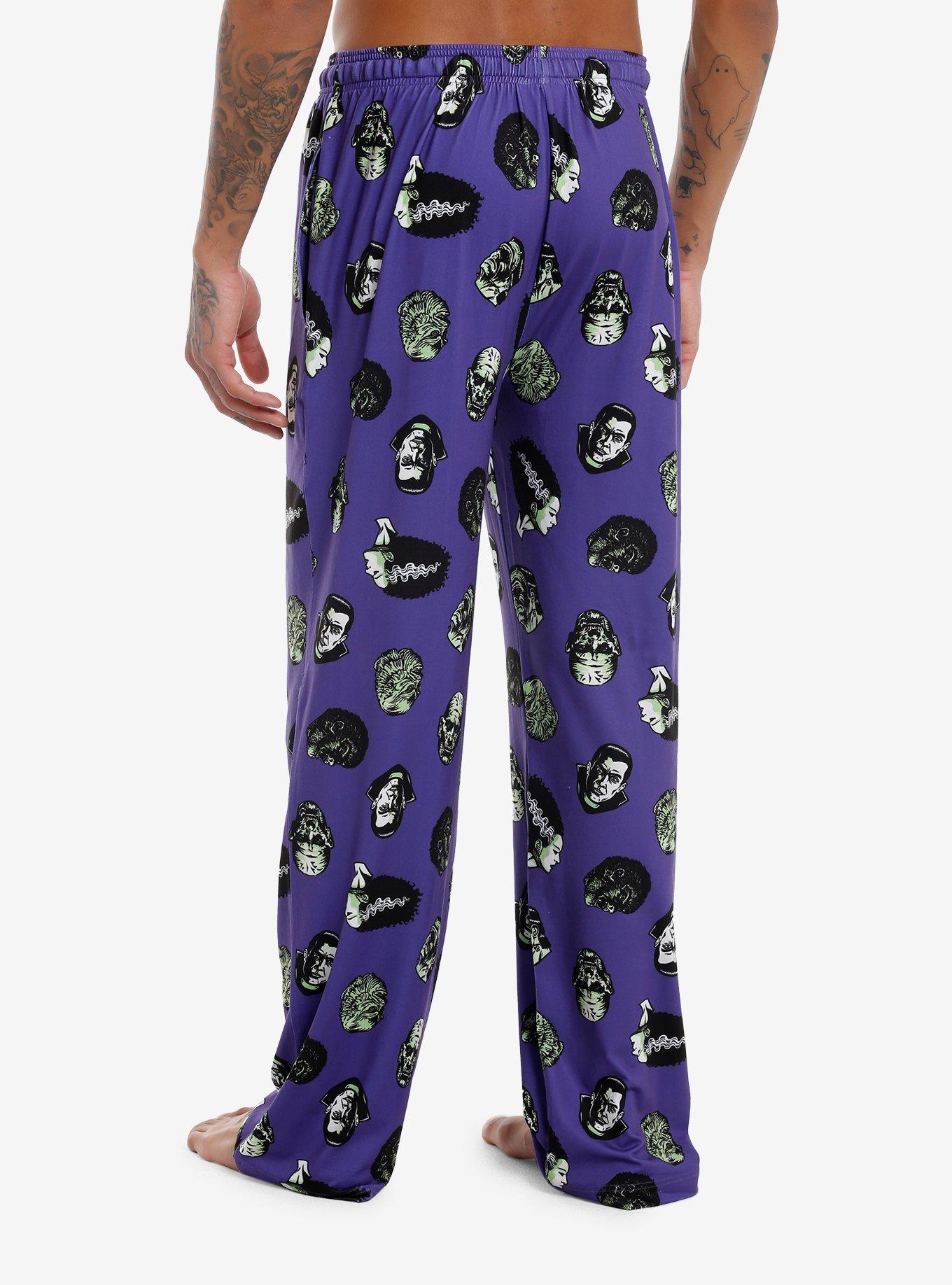 Universal Monsters Faces Pajama Pants, , hi-res