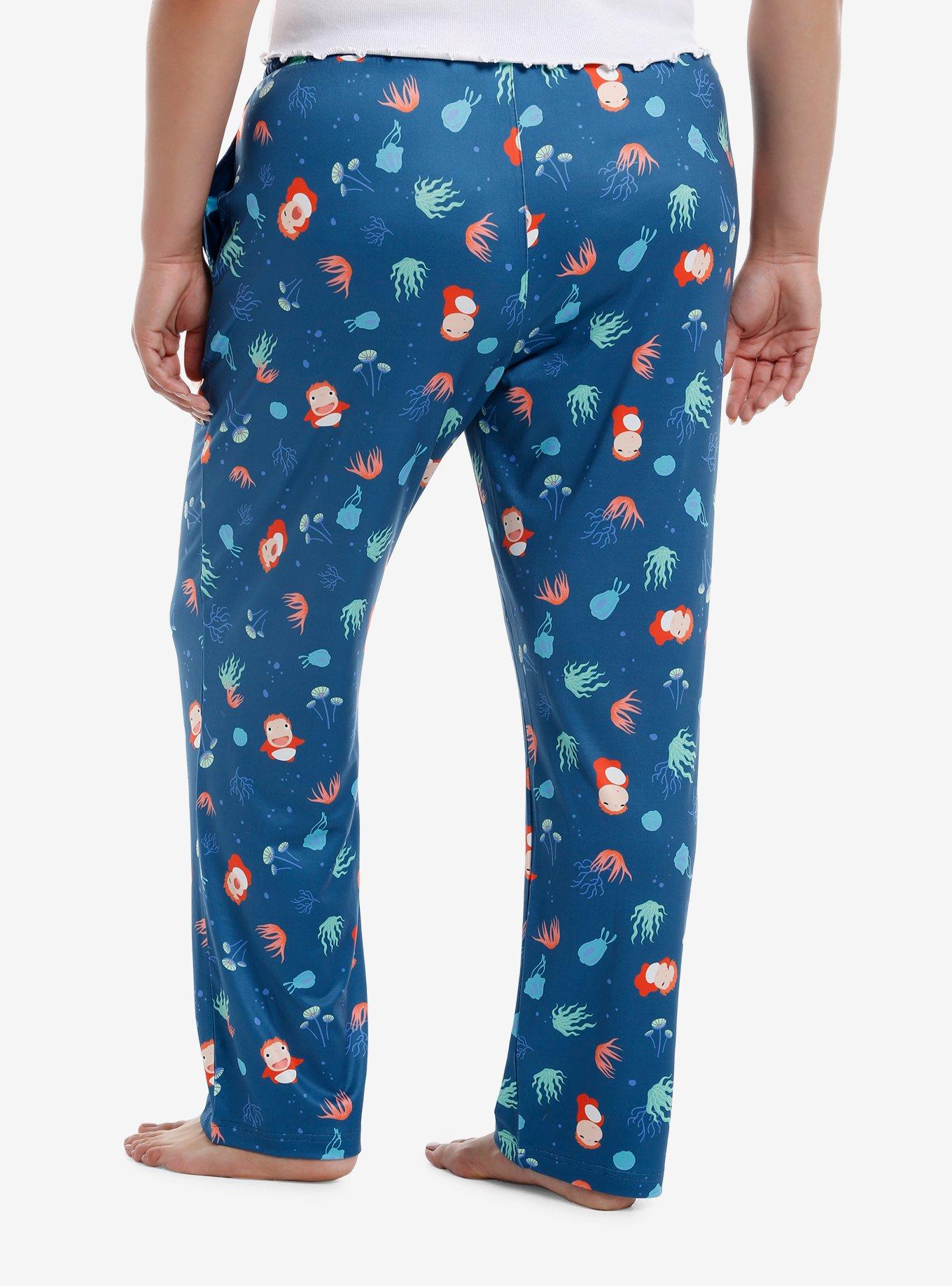 Studio Ghibli® Ponyo Underwater Girls Pajama Pants Plus Size, , hi-res